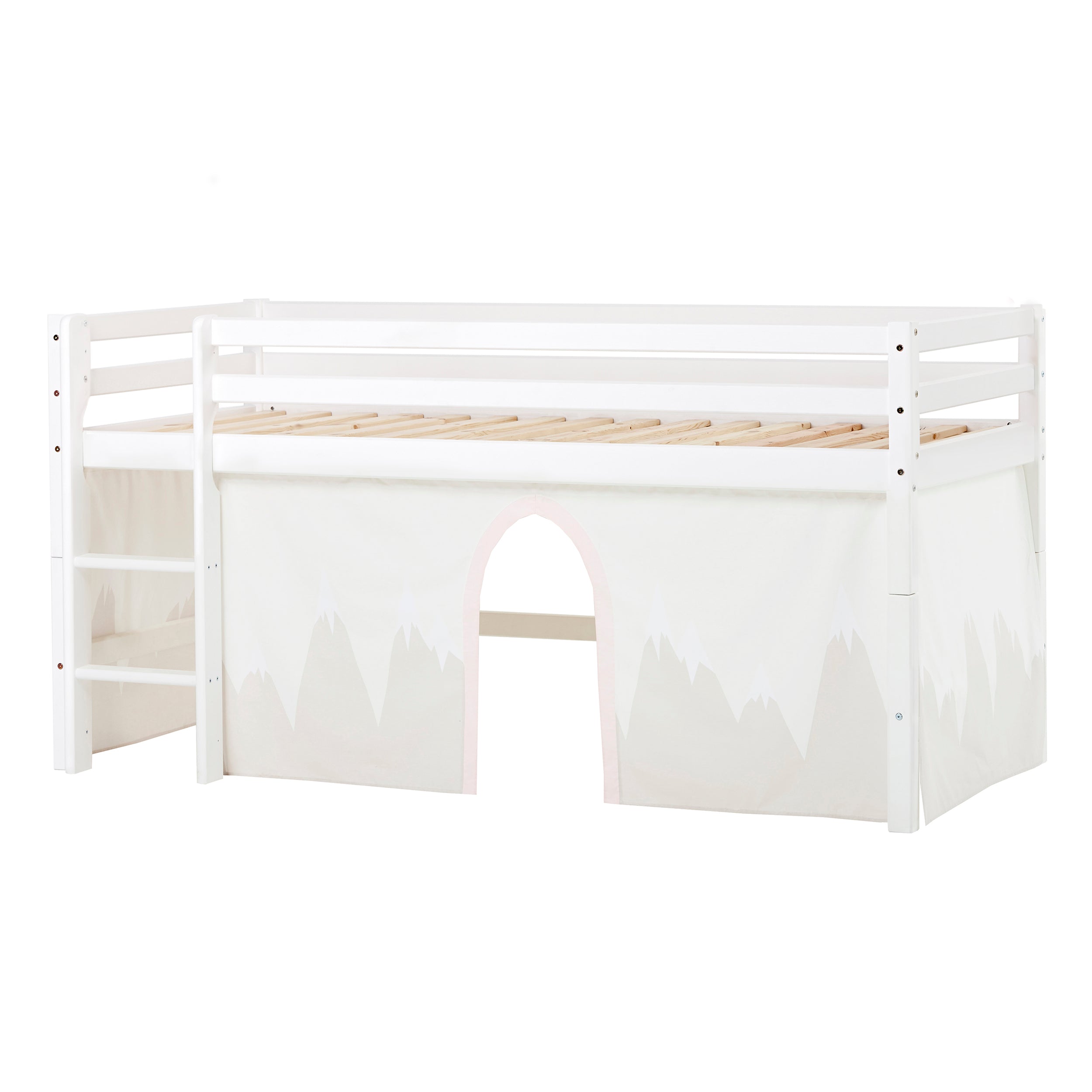 ECO Dream Halbhochbett mit Winter Wonderland Vorhang