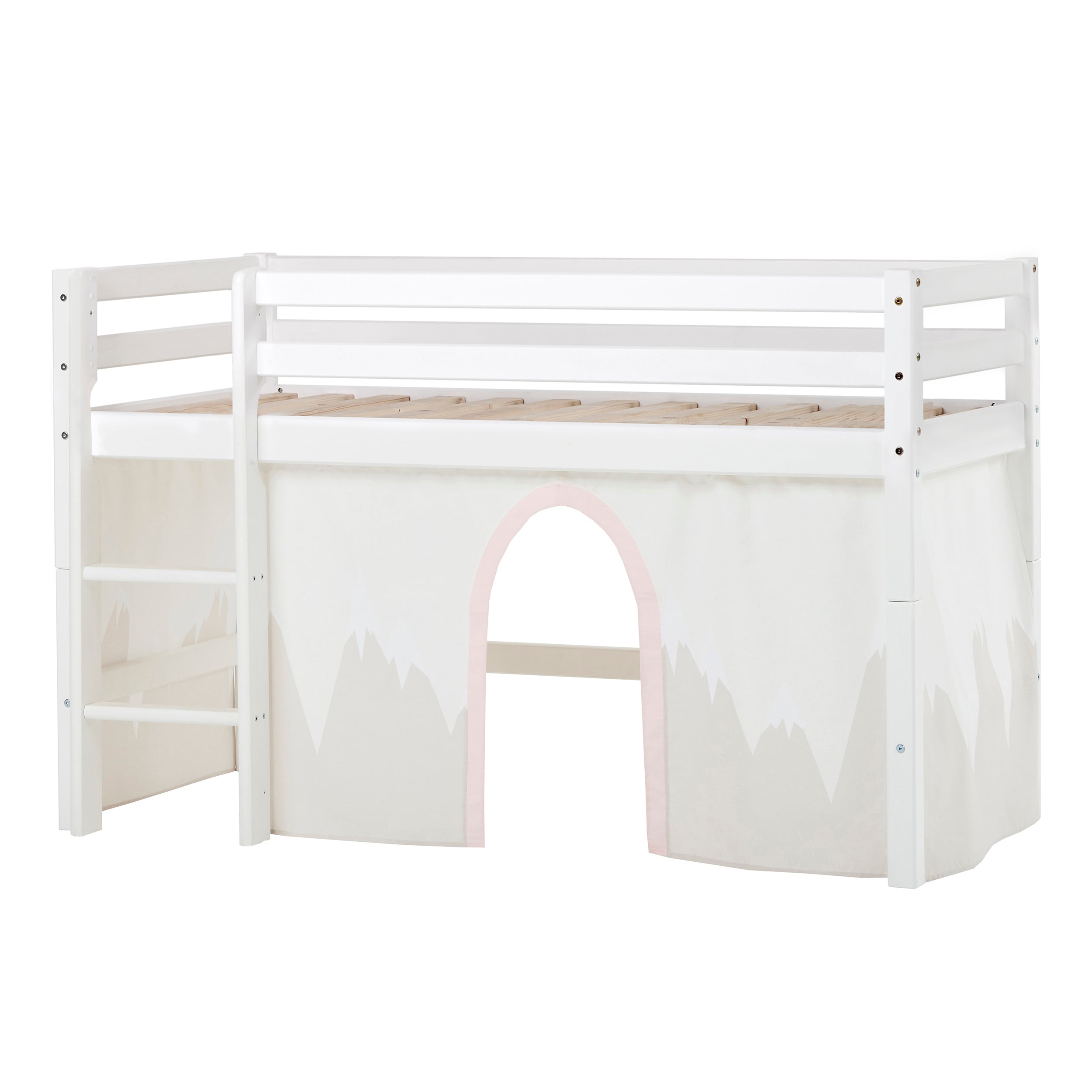 ECO Dream Halbhochbett mit Winter Wonderland Vorhang