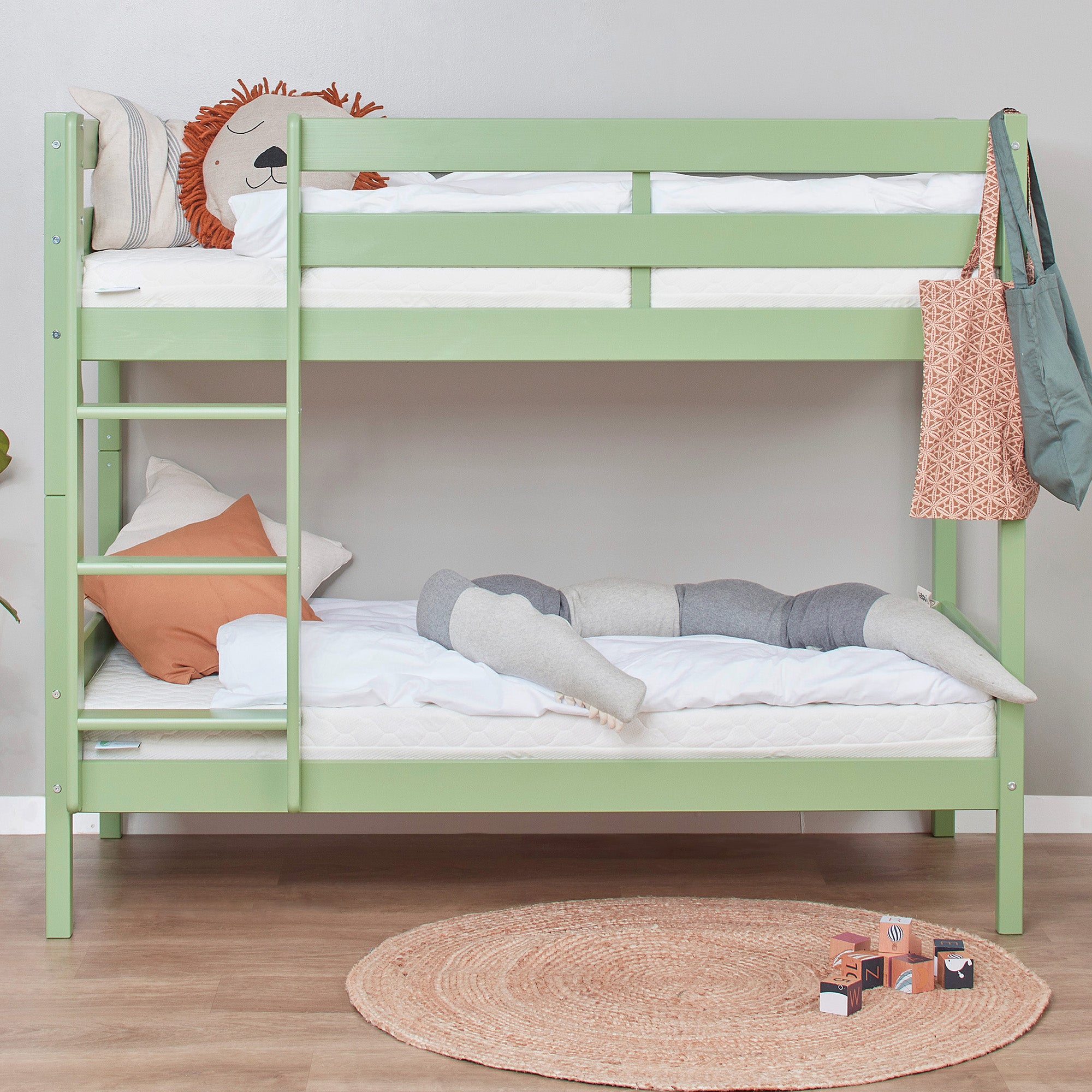 Hoppekids ECO Comfort Lit superposé avec 2 Matelas 70x160 / 90x200