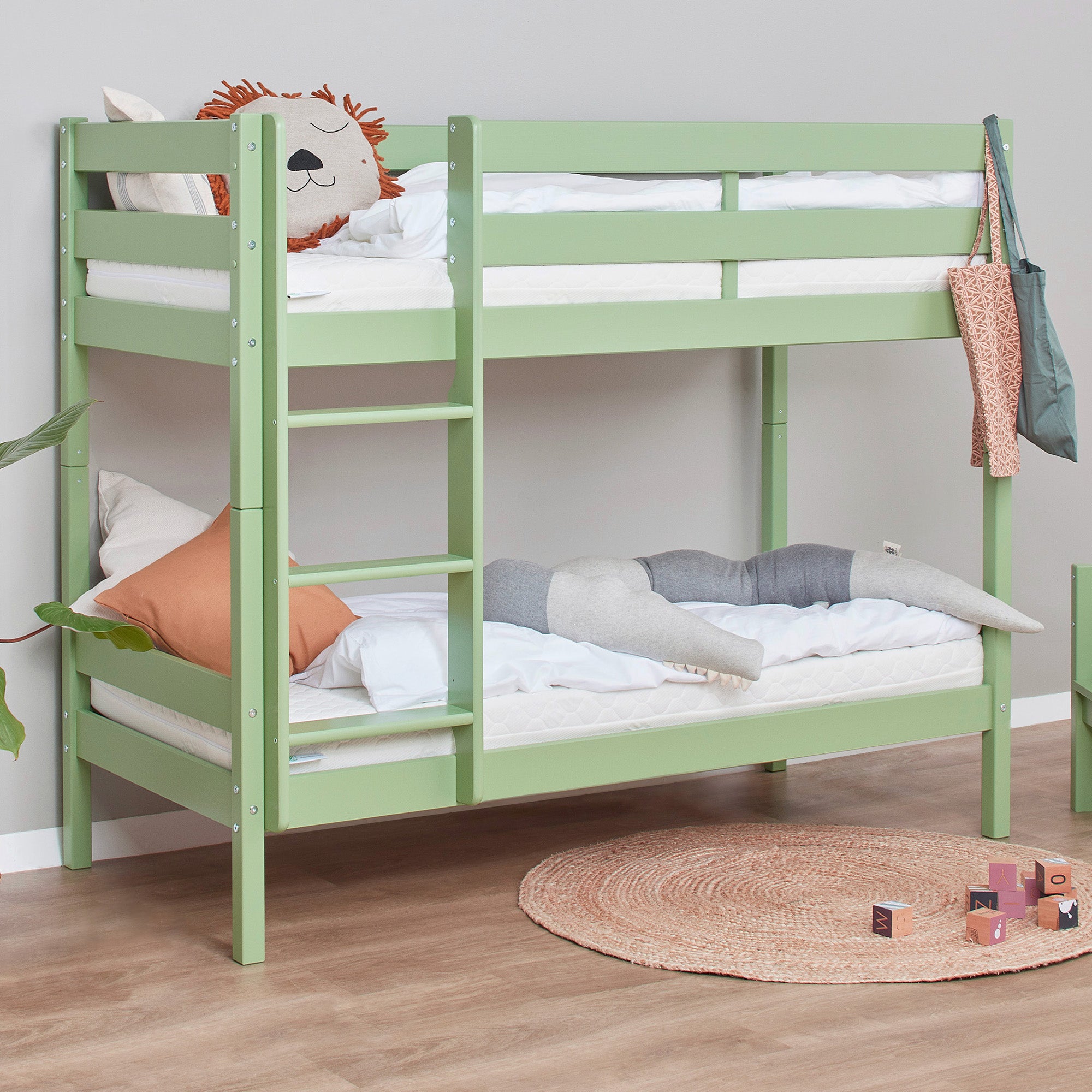 Hoppekids ECO Comfort Lit superposé avec 2 Matelas 70x160 / 90x200