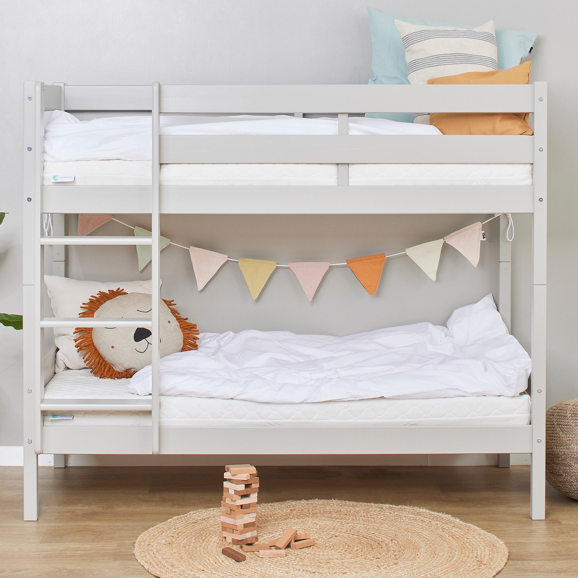 Hoppekids ECO Comfort Lit superposé avec 2 Matelas 70x160 / 90x200
