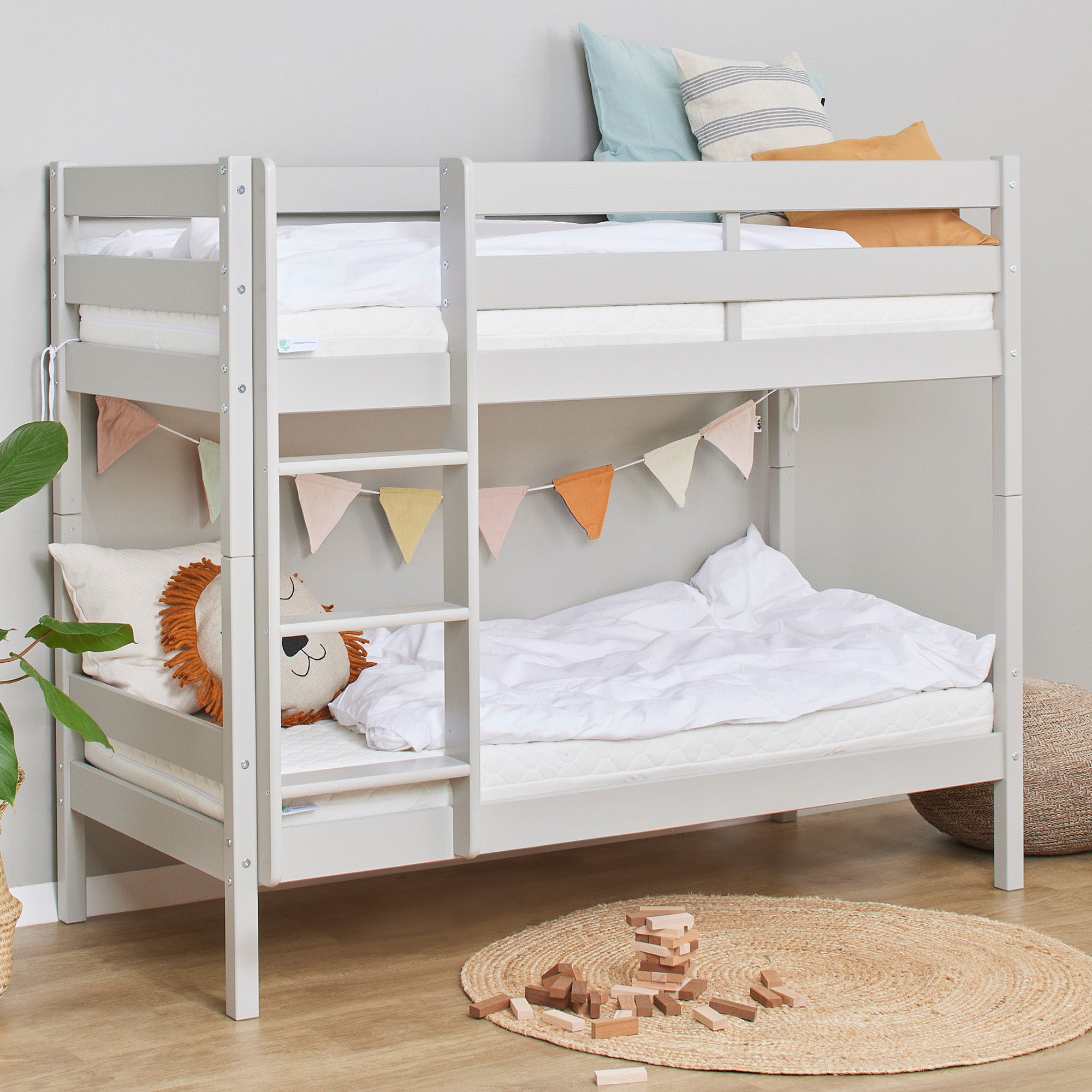 Hoppekids ECO Comfort Lit superposé avec 2 Matelas 70x160 / 90x200