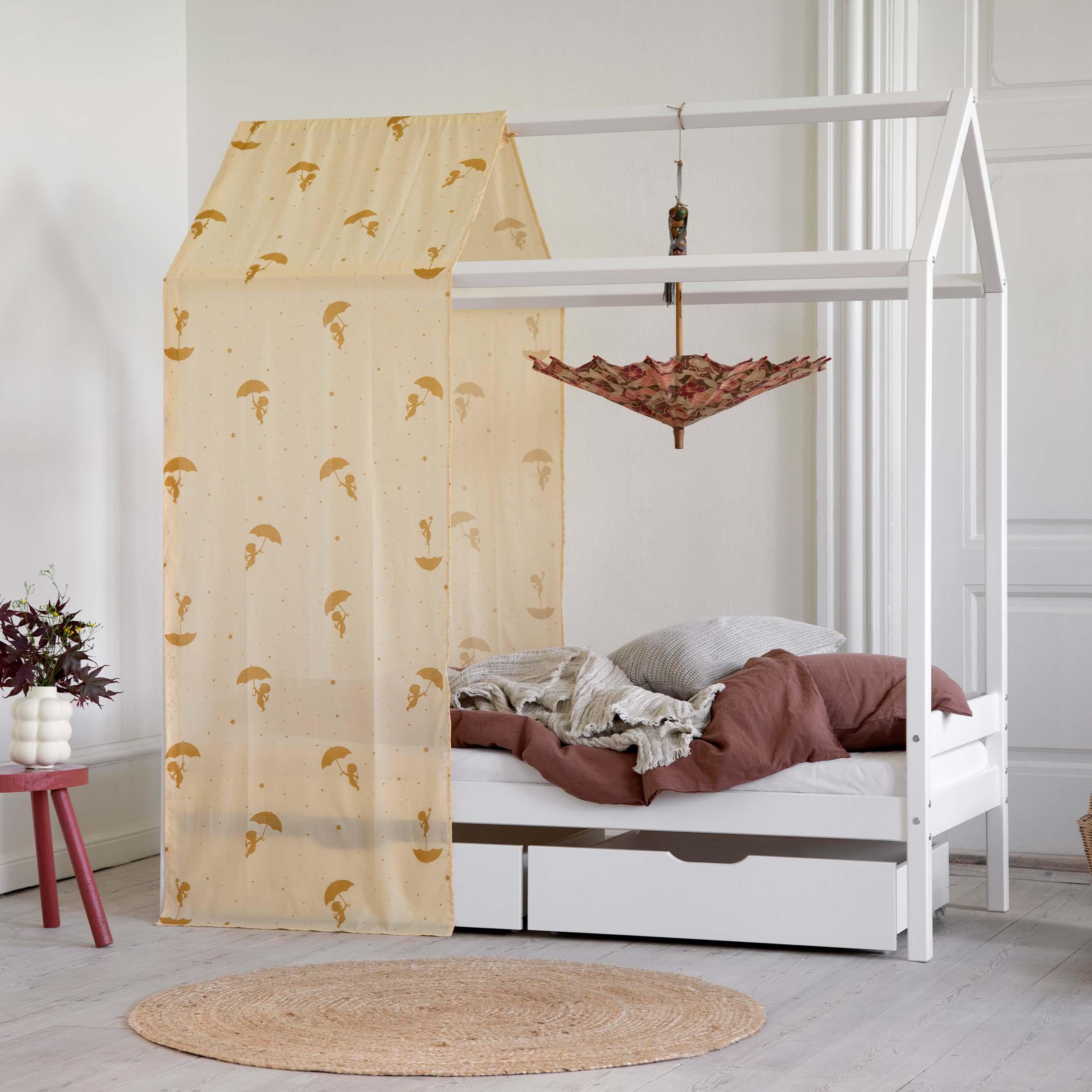 Tenda per letto a castello Hoppekids Ole Lukoie, gialla