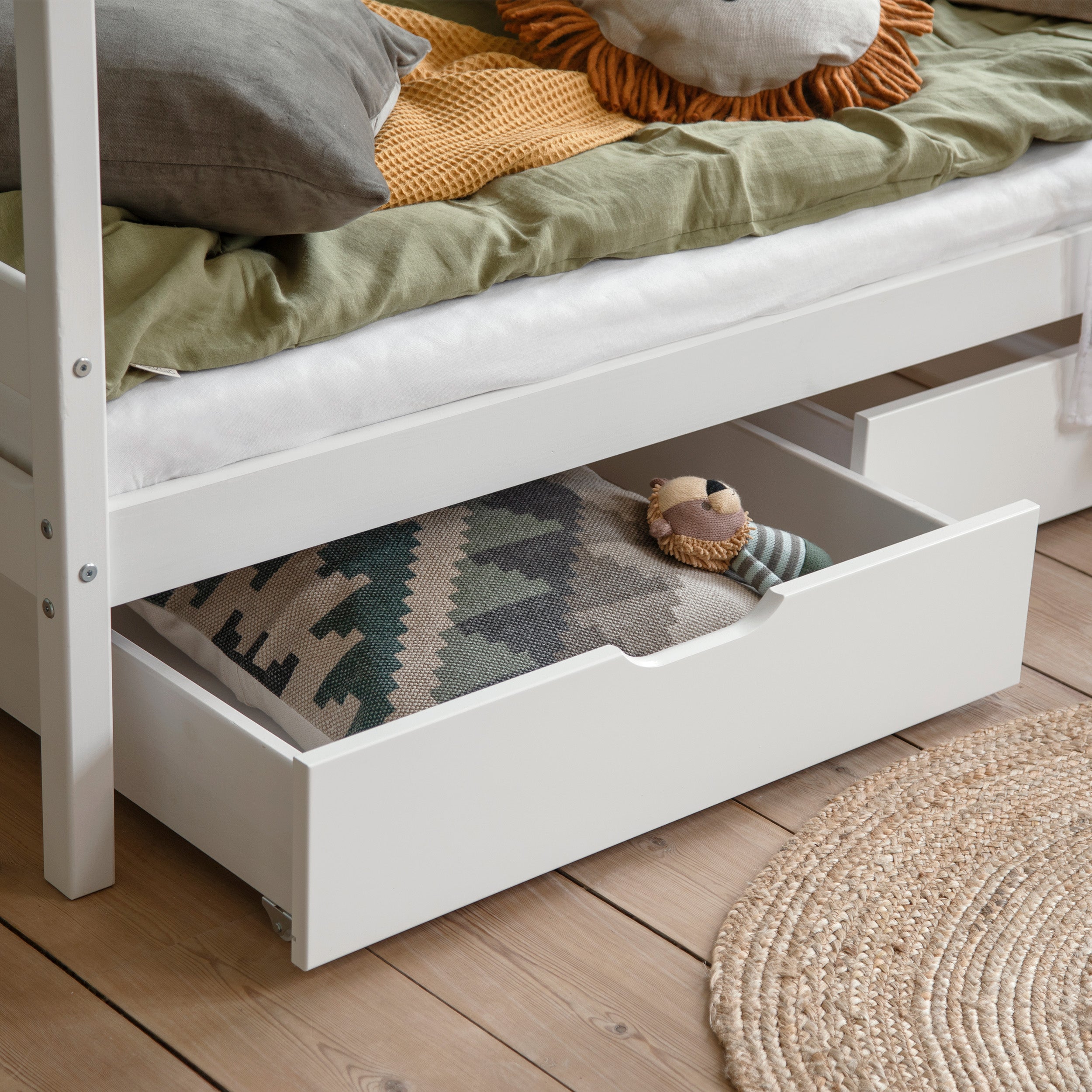 Paquet de lit : Hoppekids ECO Comfort Lit cabane