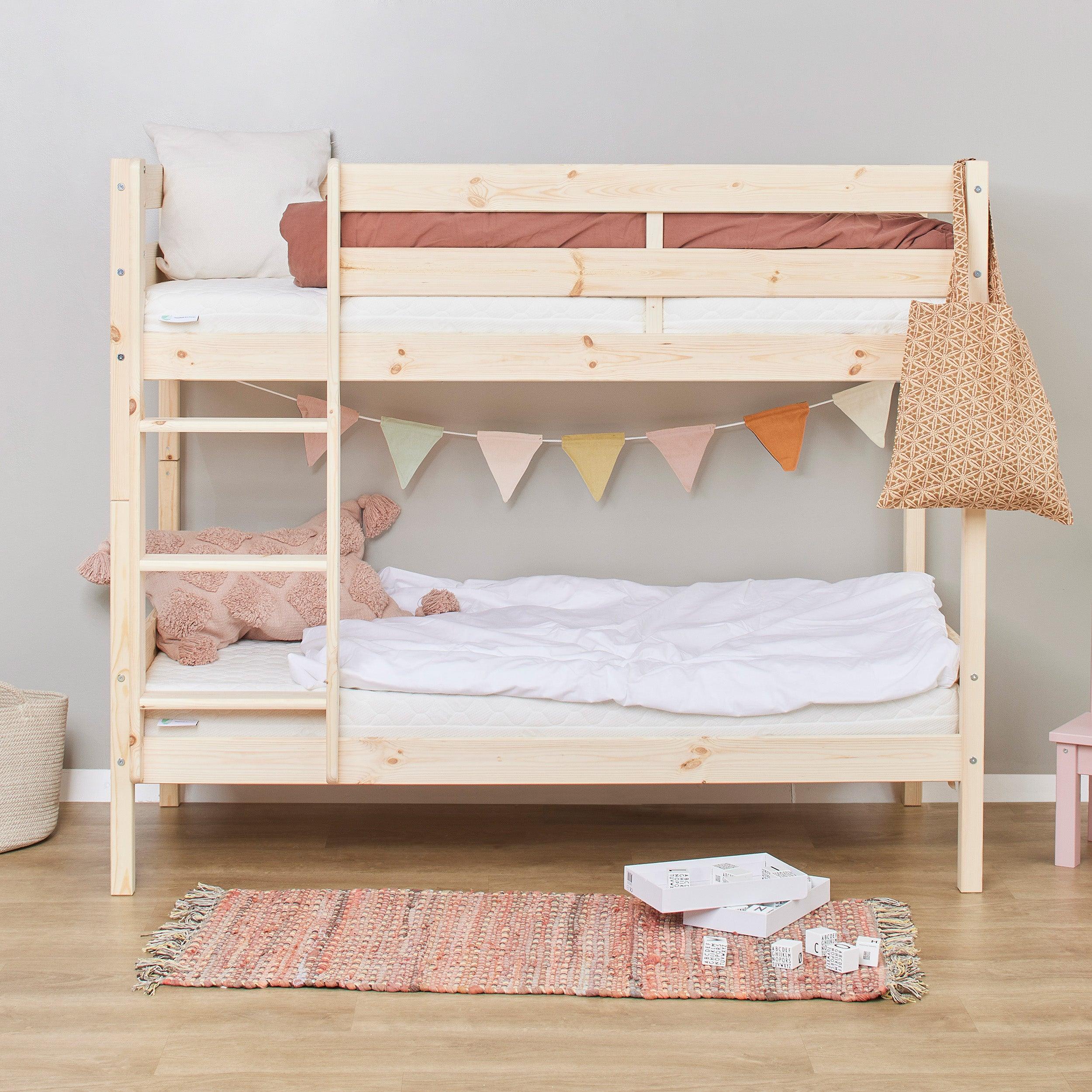 Hoppekids ECO Comfort Lit superposé avec 2 Matelas 70x160 / 90x200