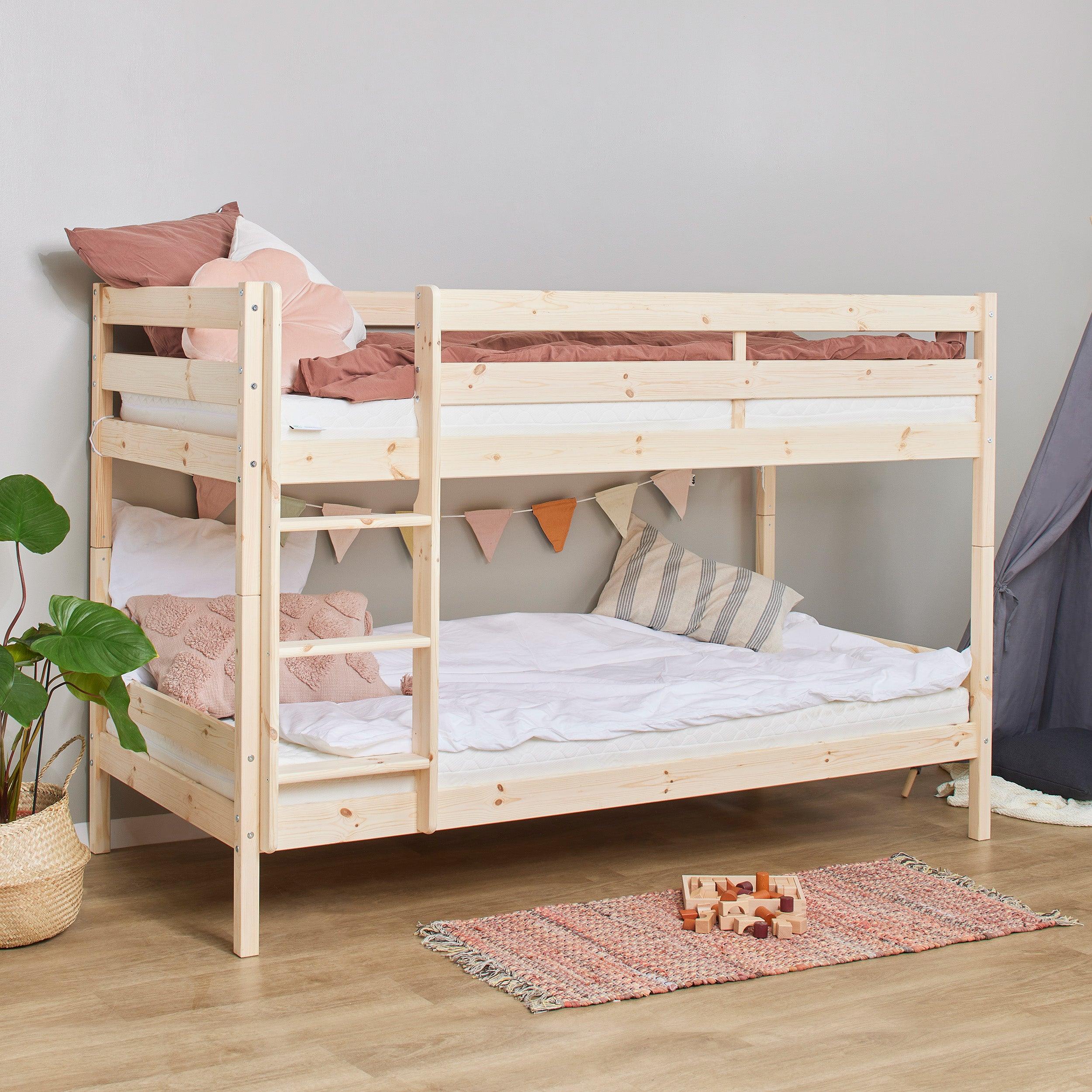 Hoppekids ECO Comfort Lit superposé avec 2 Matelas 70x160 / 90x200
