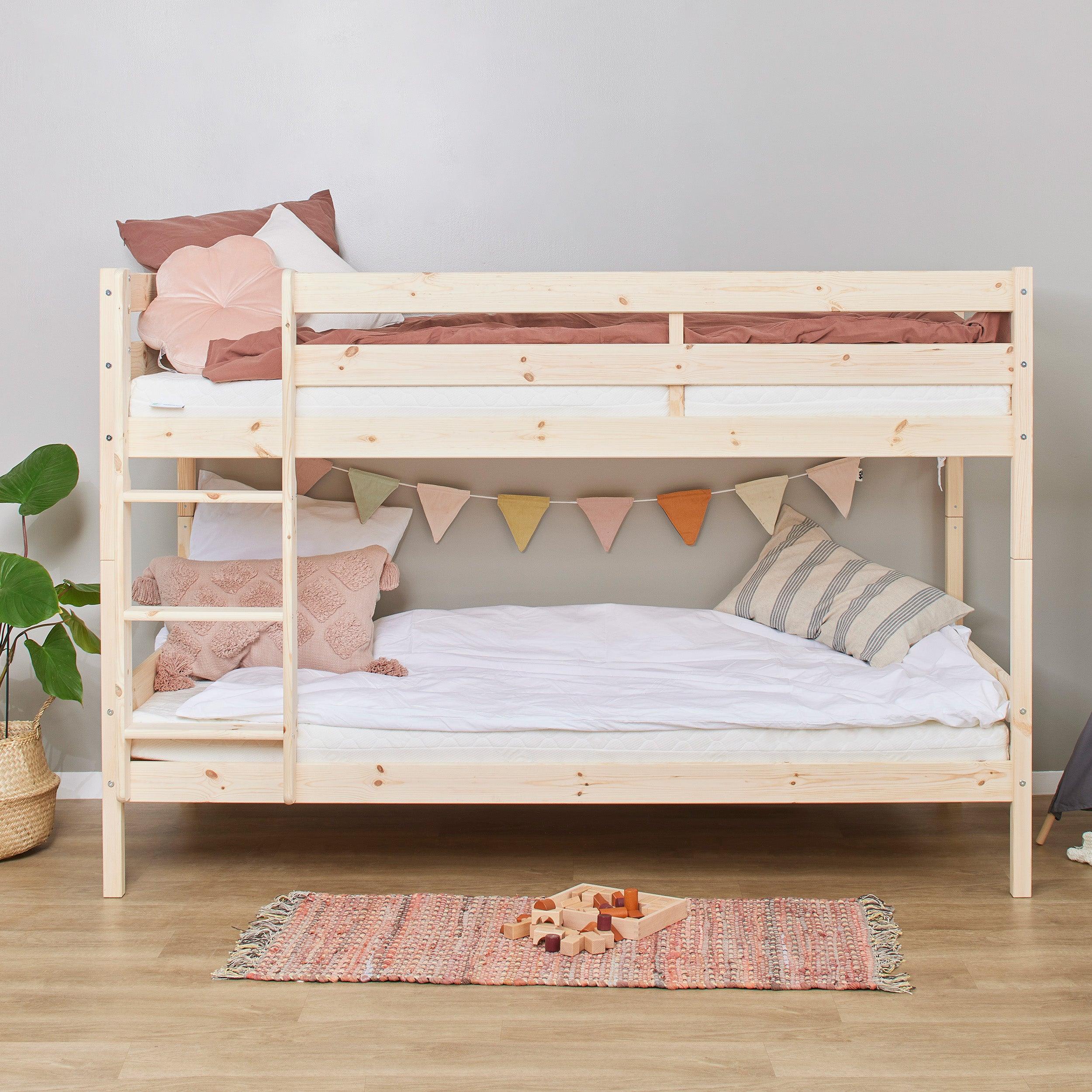 Hoppekids ECO Comfort Lit superposé avec 2 Matelas 70x160 / 90x200