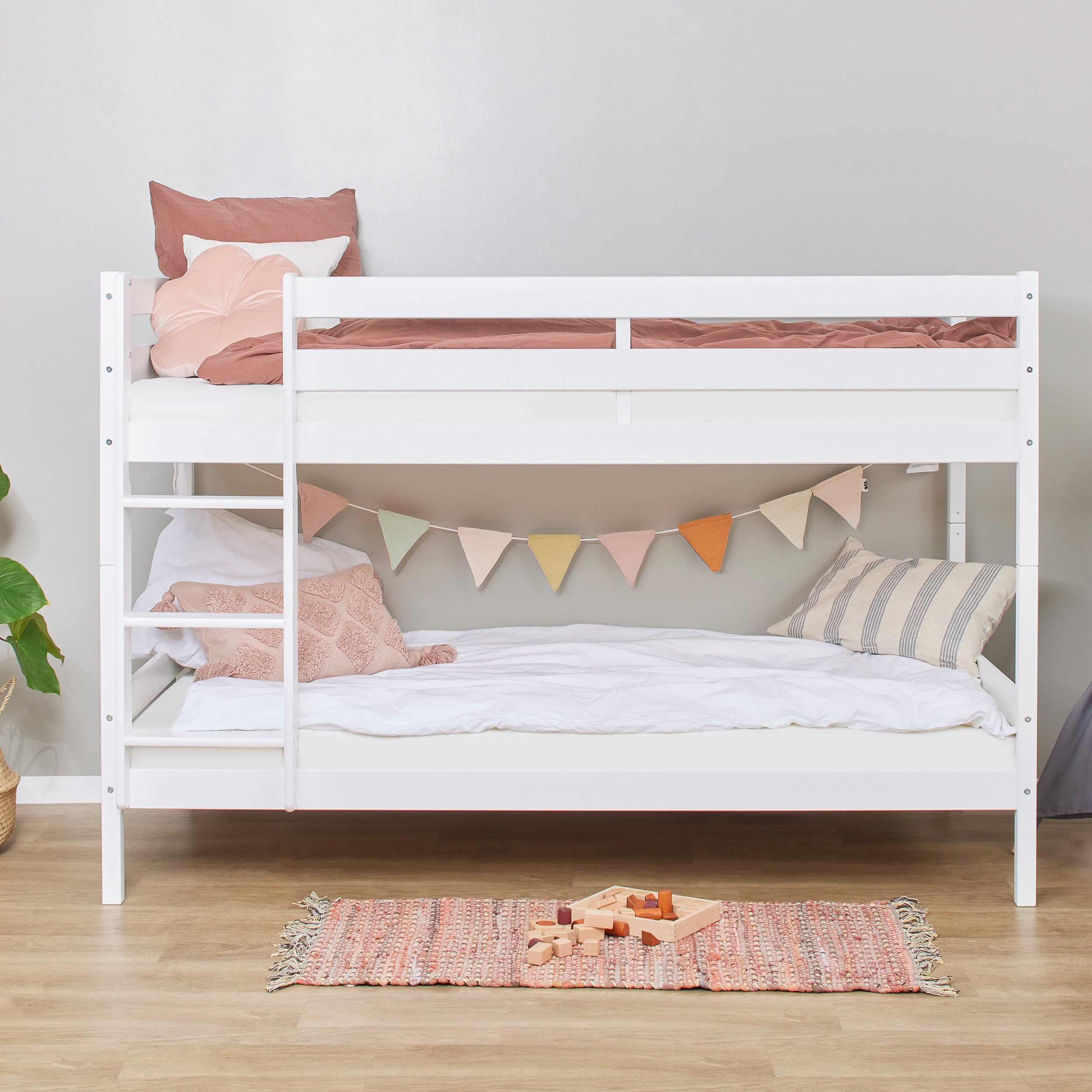 Hoppekids ECO Comfort Lit superposé avec 2 Matelas 70x160 / 90x200