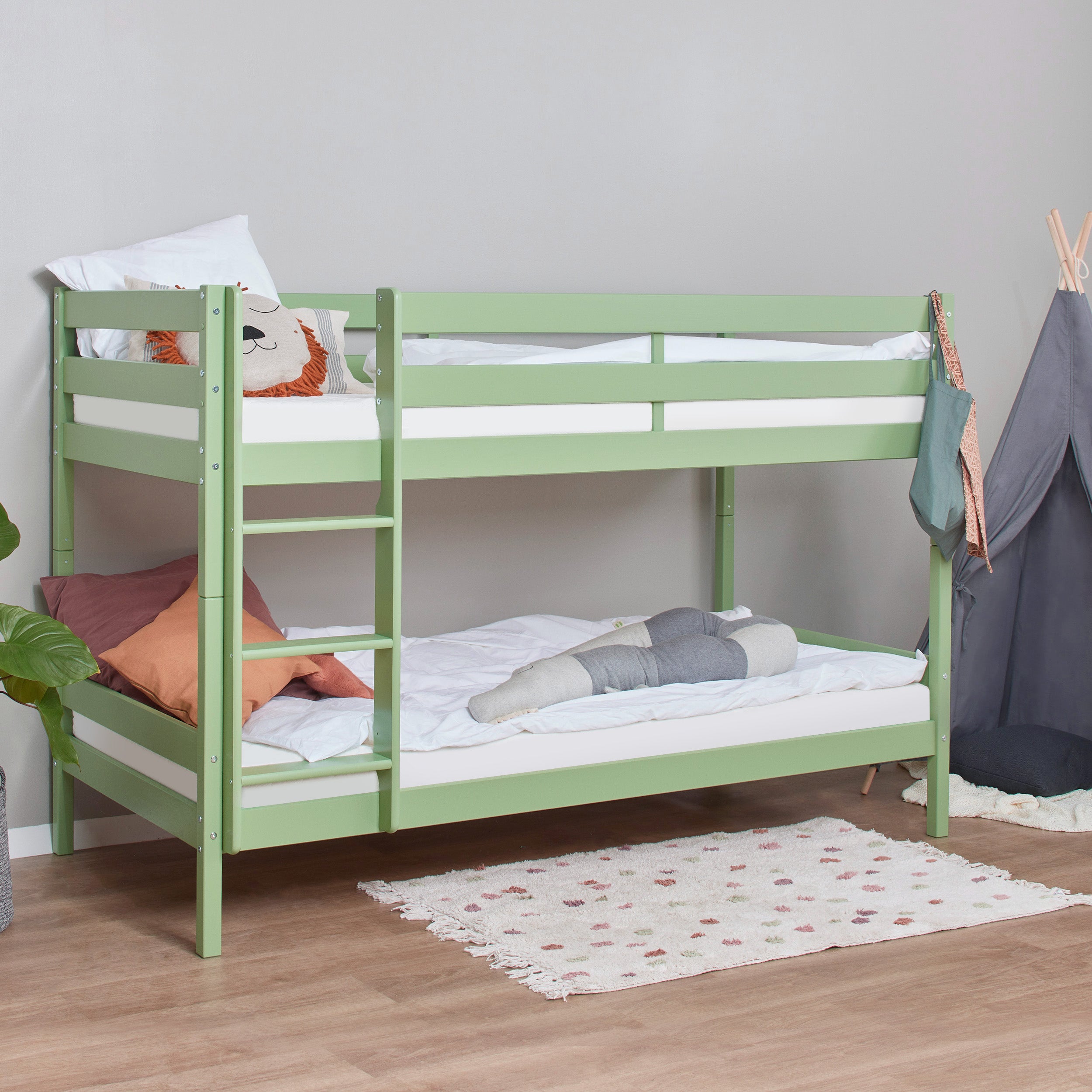 Hoppekids ECO Comfort Lit superposé avec 2 Matelas 70x160 / 90x200
