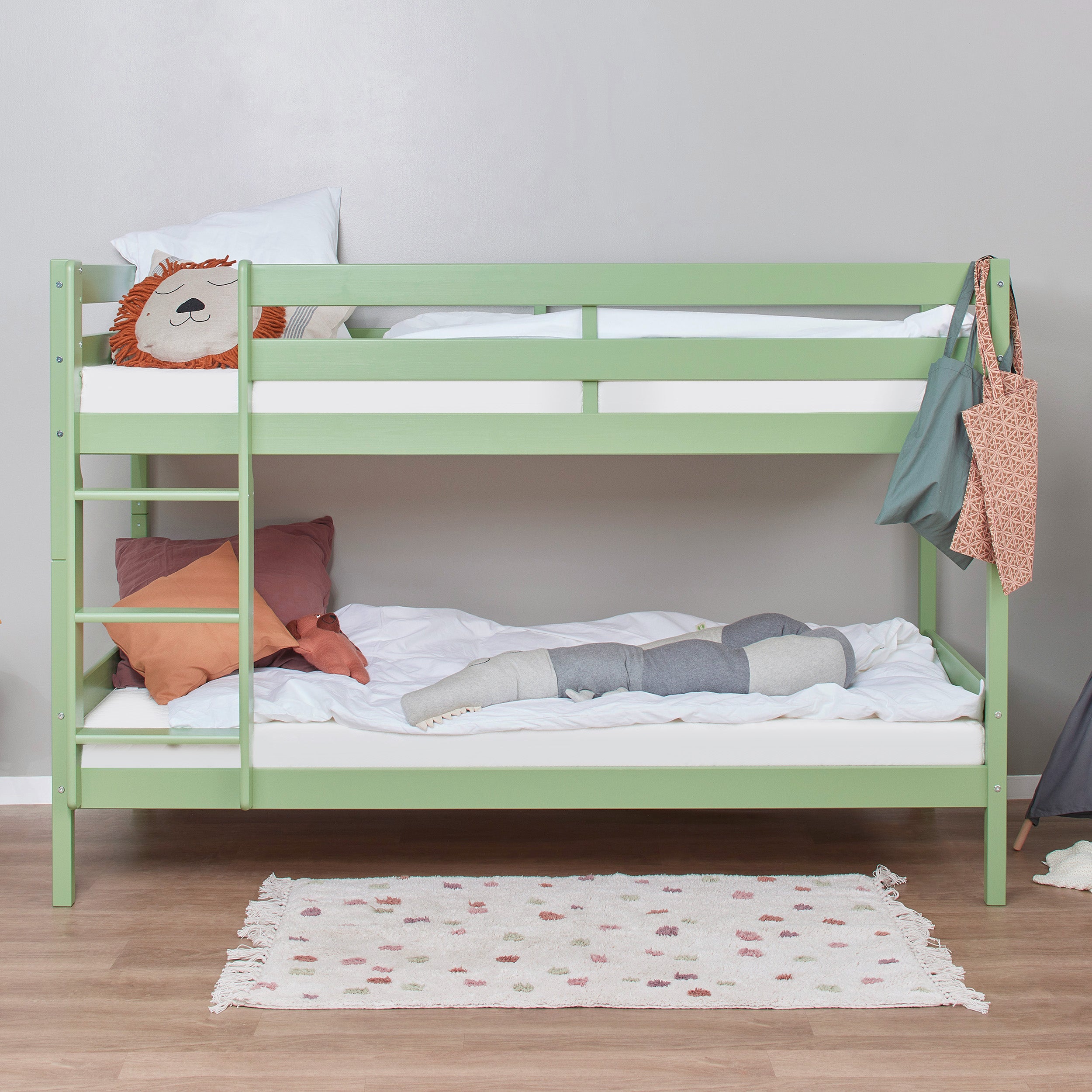 Hoppekids ECO Comfort Lit superposé avec 2 Matelas 70x160 / 90x200