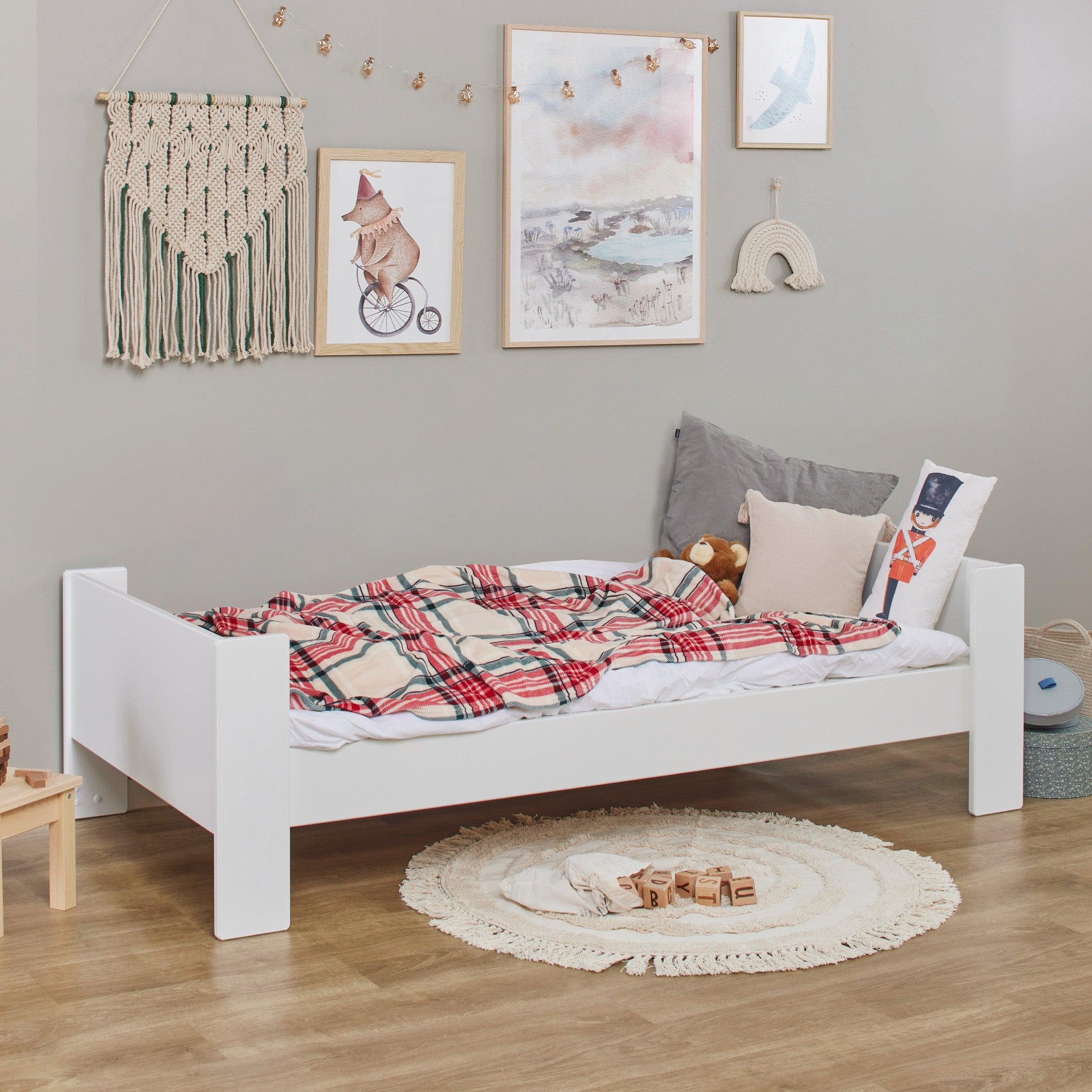 Hoppekids SFK Einzelbett 90x200 cm, Weiß
