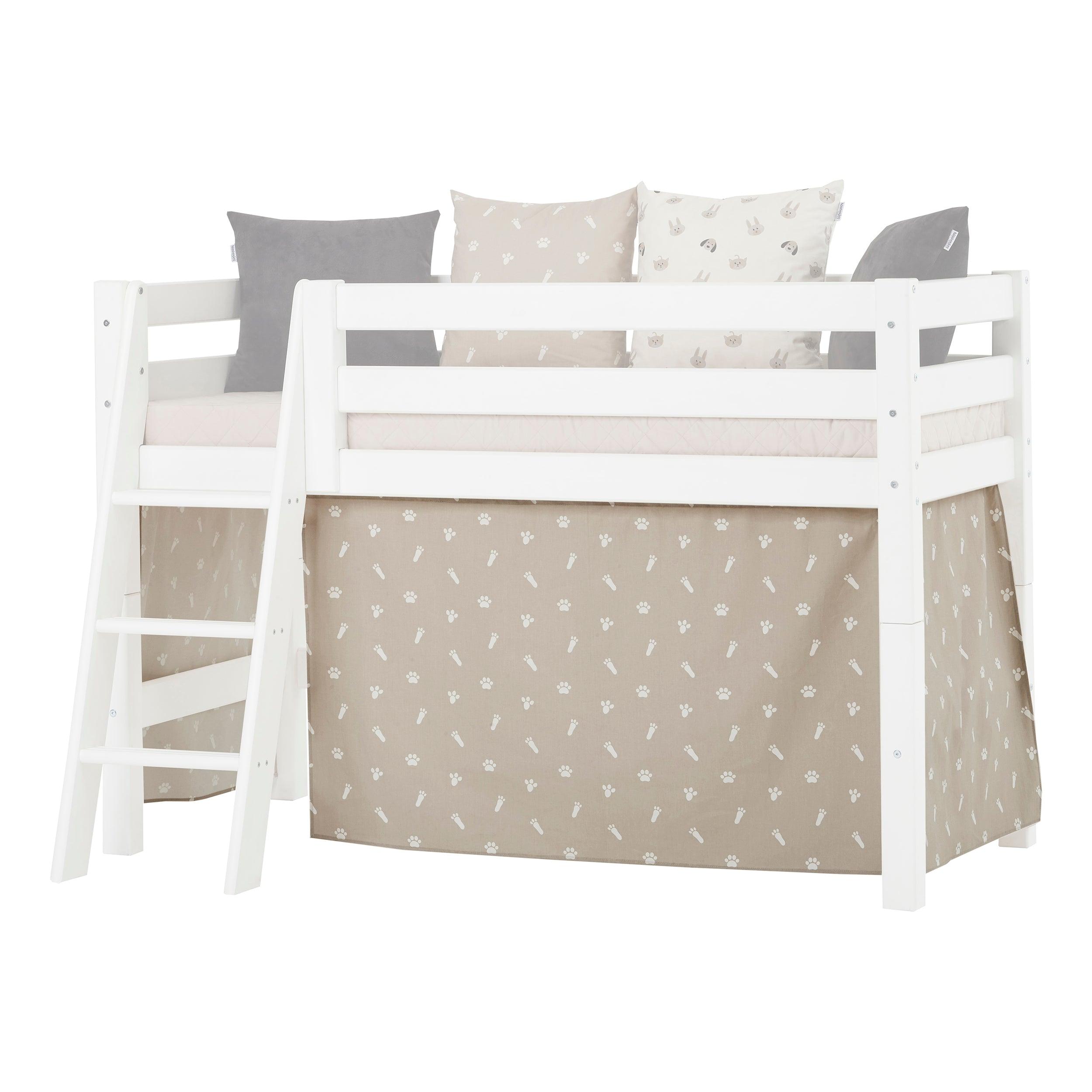 Hoppekids Pets Bettvorhang in Silver Cloud