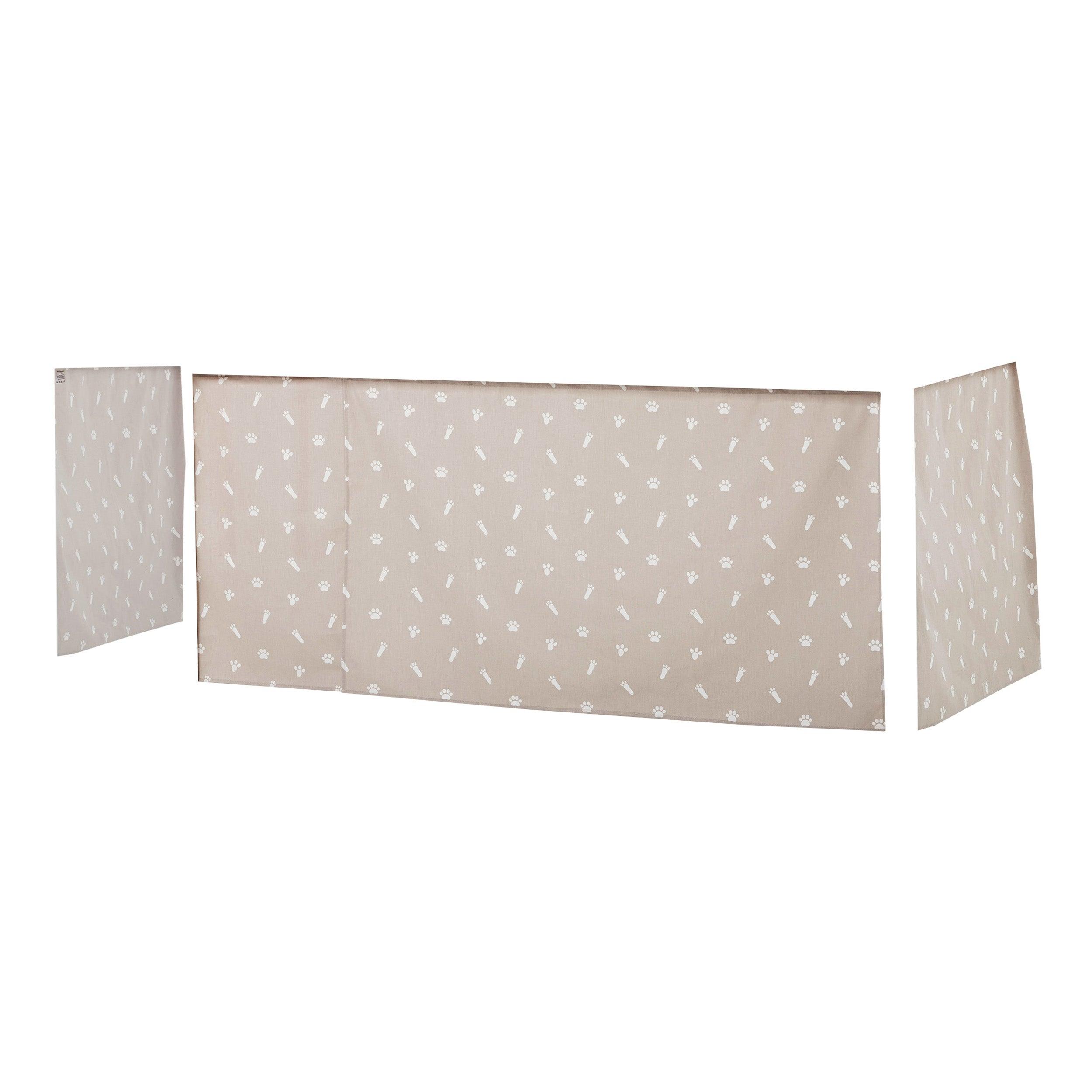 Hoppekids Pets Bettvorhang in Silver Cloud