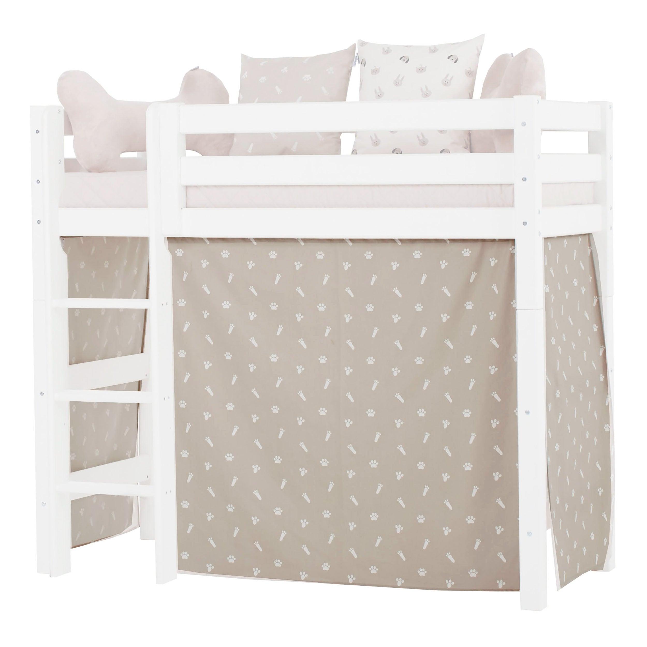Hoppekids Pets Bettvorhang in Silver Cloud