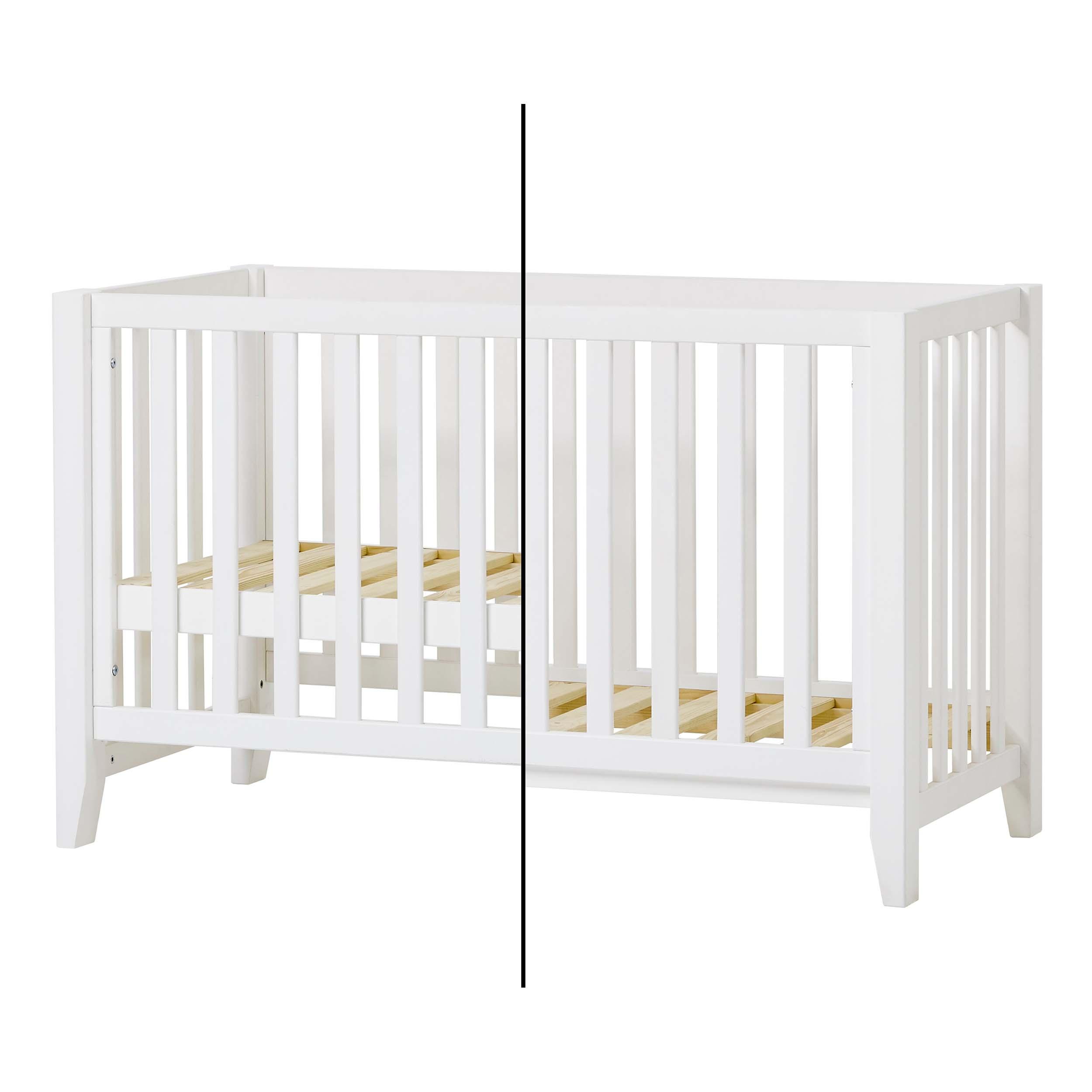 Hoppekids ANTON Babyseng 60x120 Hvid