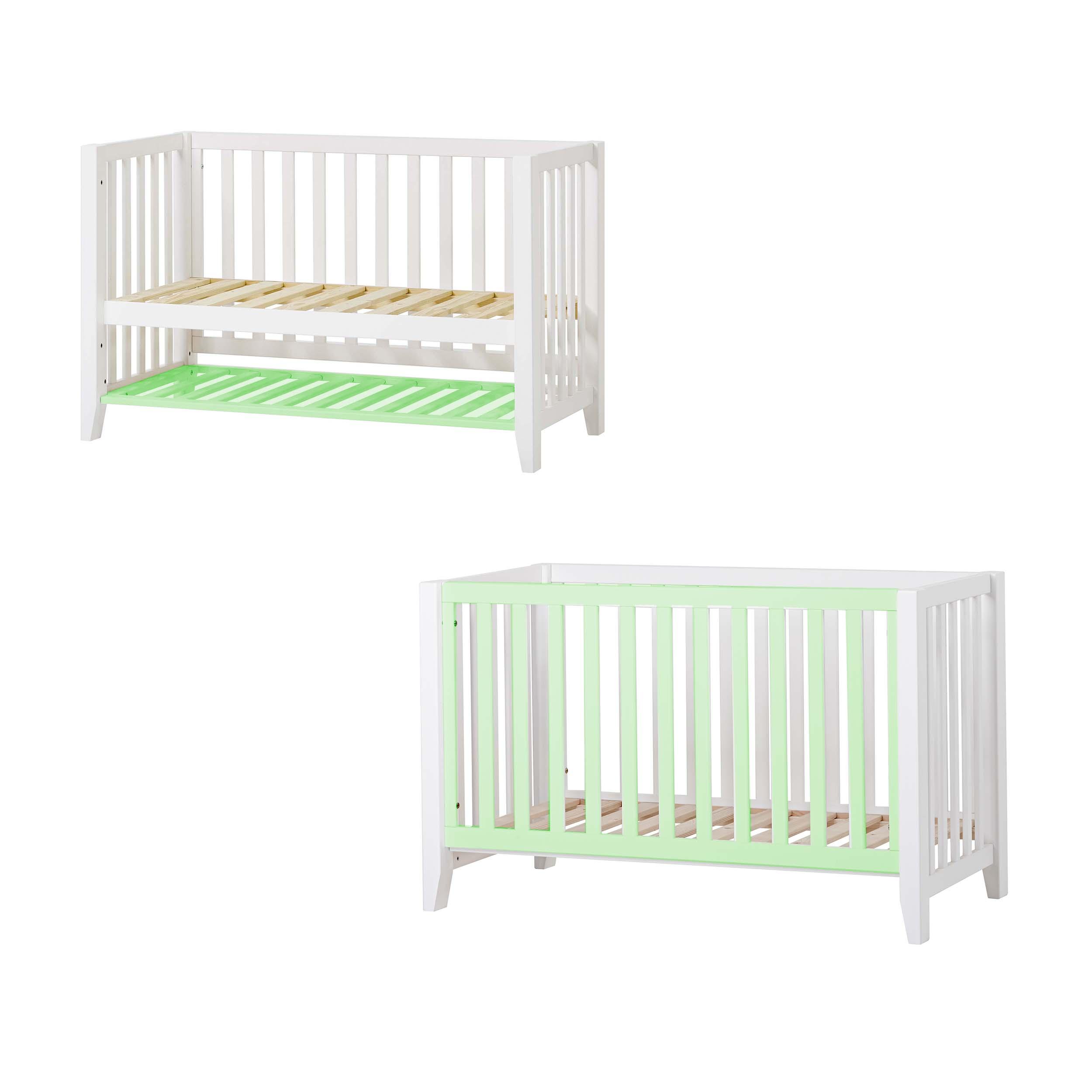 Hoppekids ANTON Babyseng 60x120 Hvid