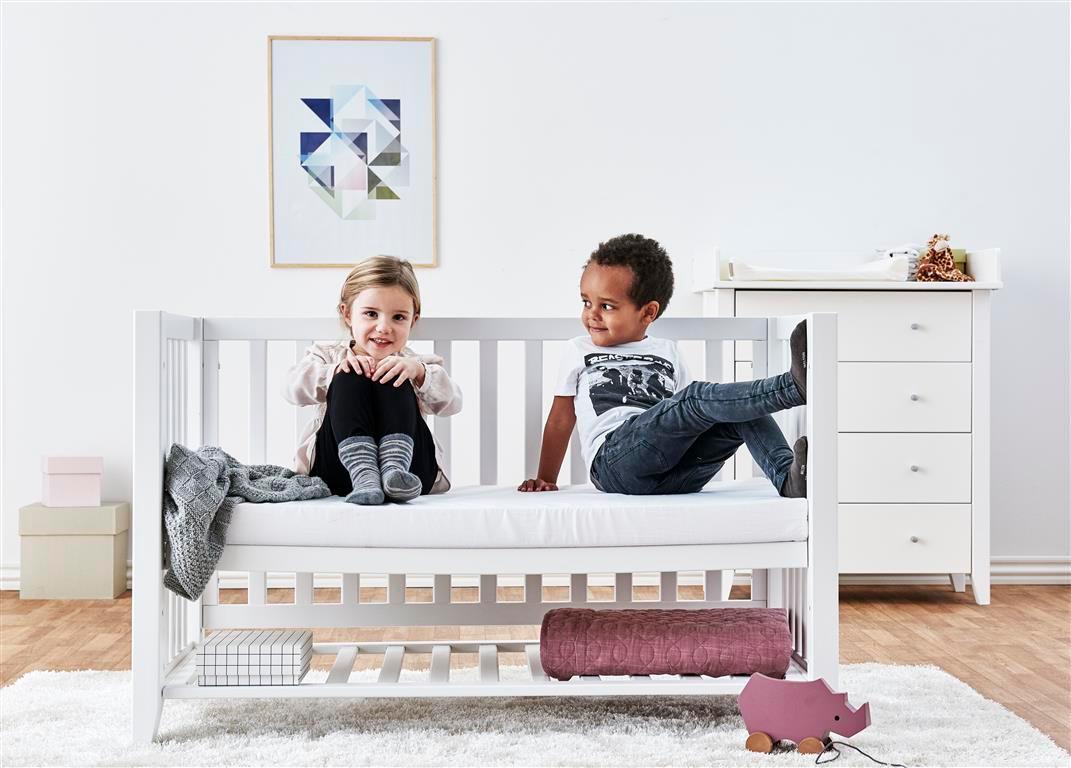 Hoppekids ANTON Babyseng 60x120 Hvid