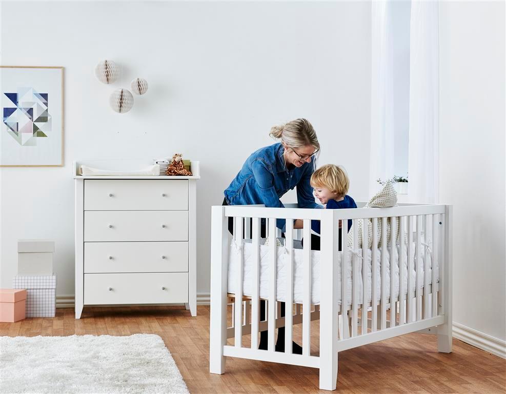 Hoppekids ANTON Babyseng 60x120 Hvid
