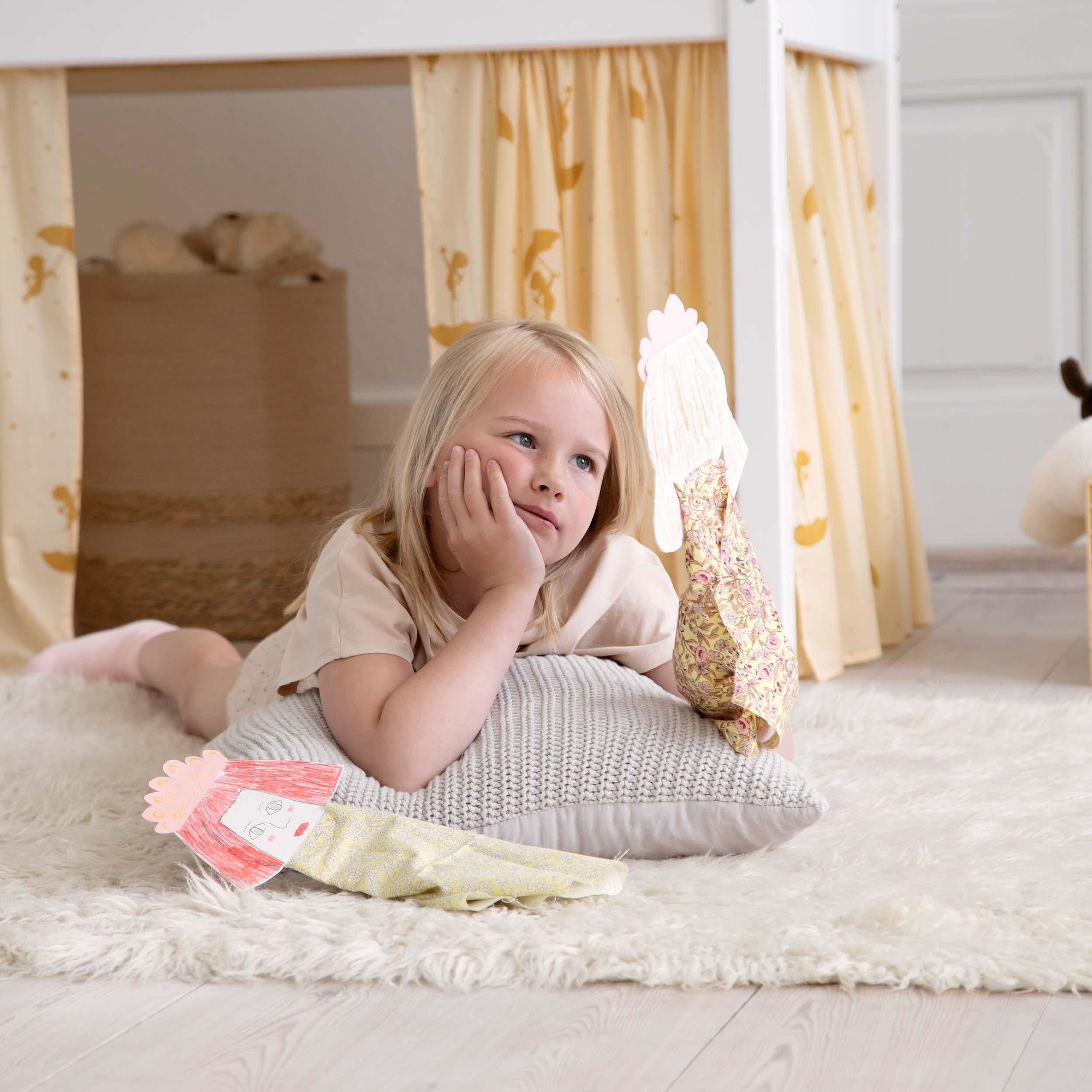 Hoppekids Ole Lukoie Ágyfüggöny, Sárga