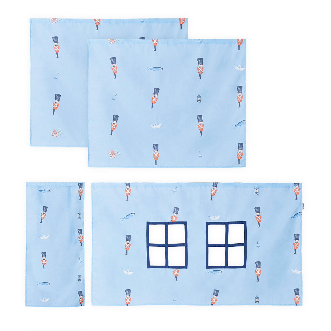 ECO Dream Lit mi hauteur avec Tin Soldier Rideau de lit