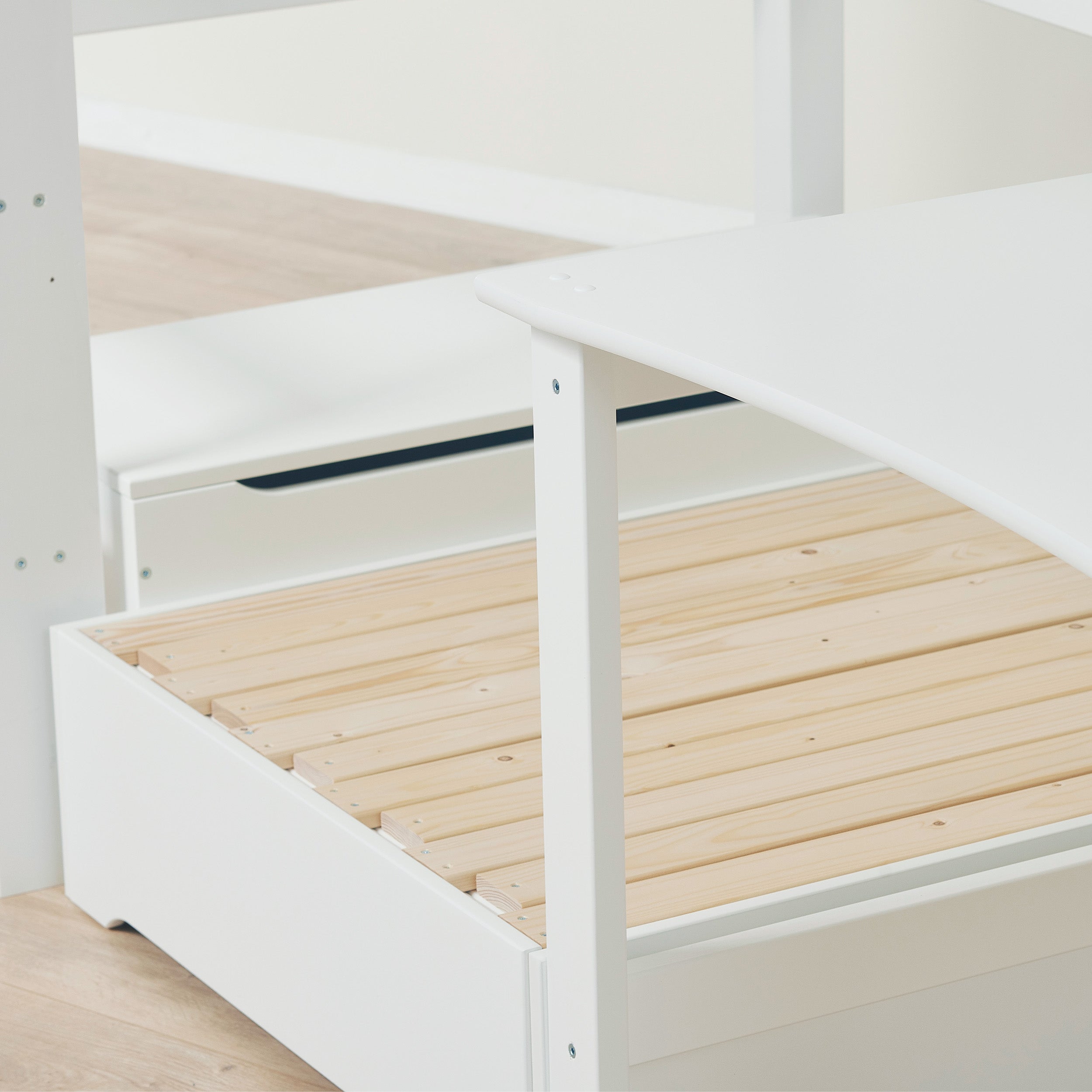 ECO Luxury højseng 90x200 med Study and Chill module