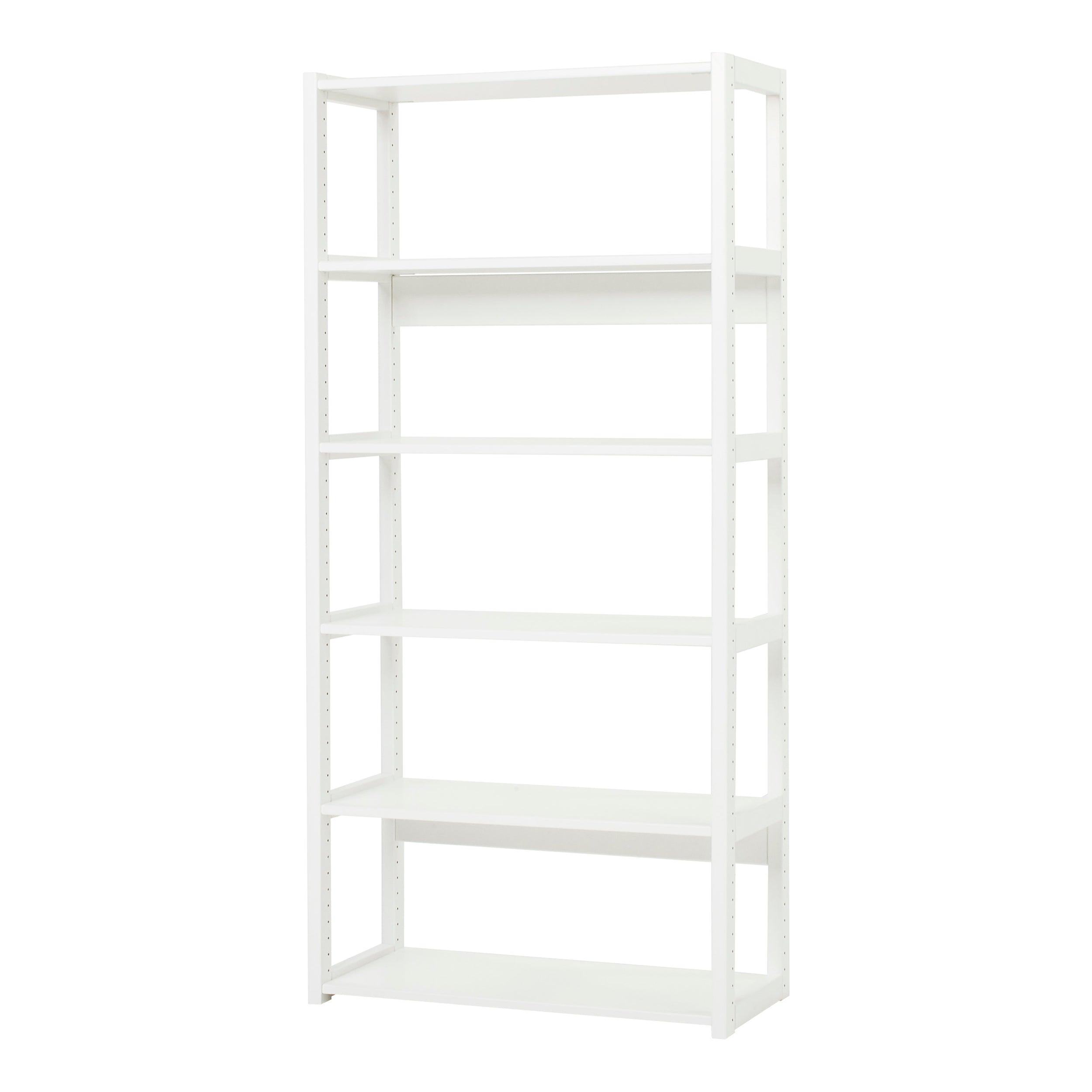 Hoppekids STOREY Set con 4 ripiani e 2 supporti, Bianco