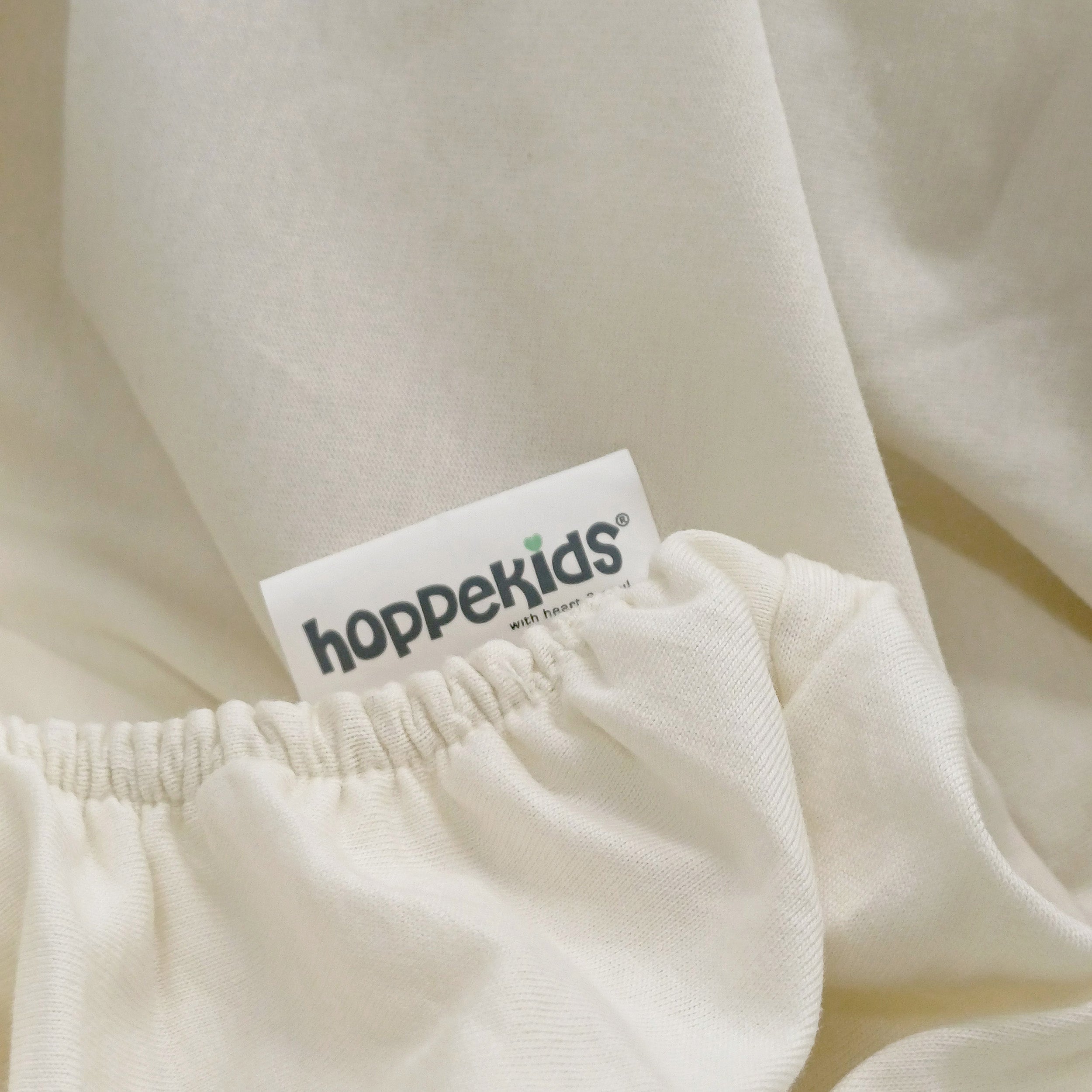 Organiczne prześcieradło z jerseyu Hoppekids