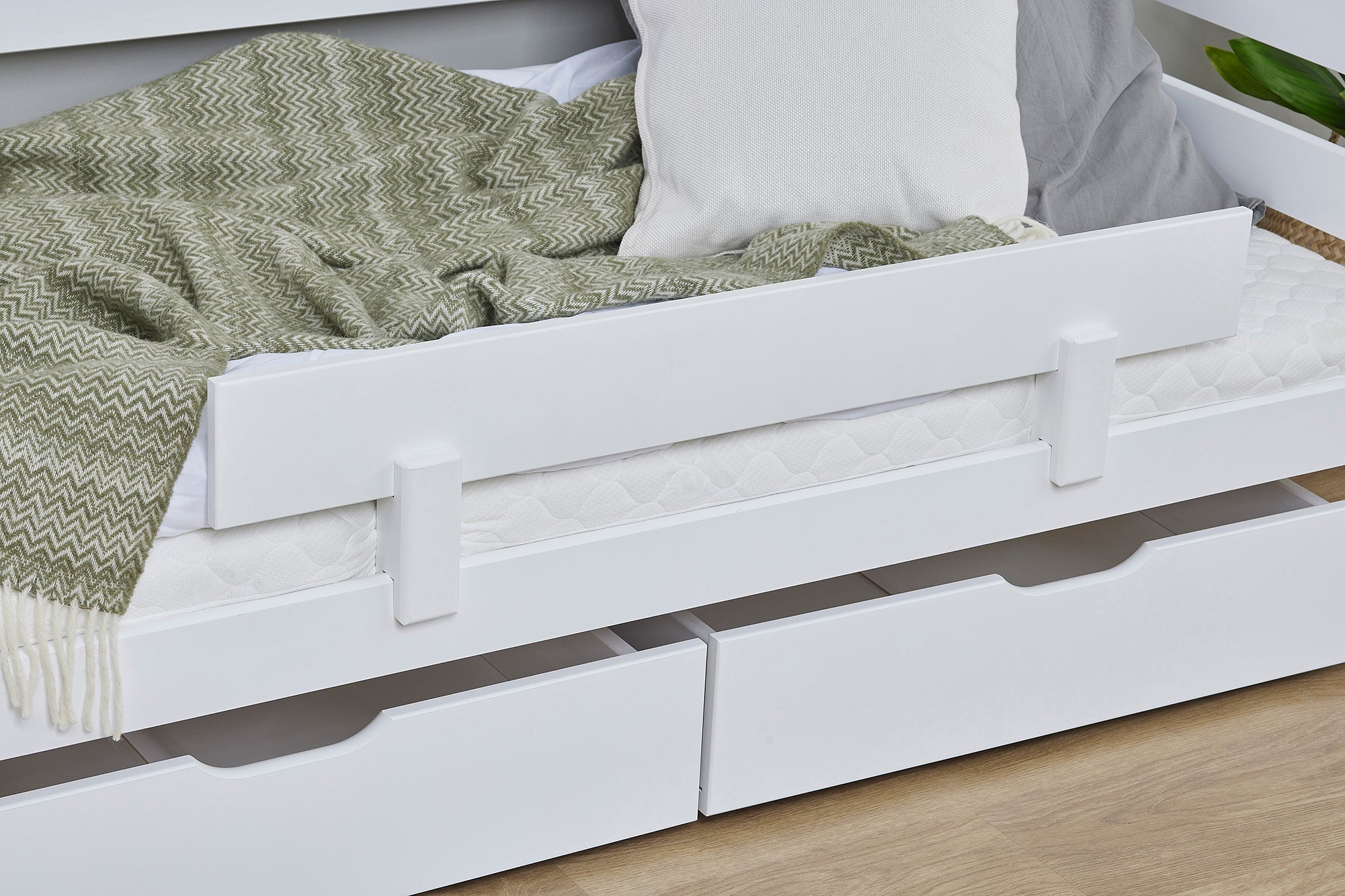 Hoppekids ECO Comfort Juniorseng 70x160 inkl. Skuffer og Sengehest