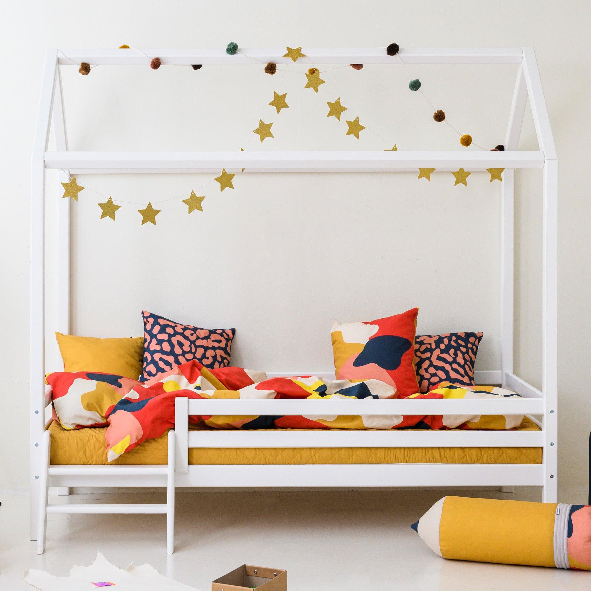 Hoppekids ECO Dream liten trapp til juniorseng, Hvit