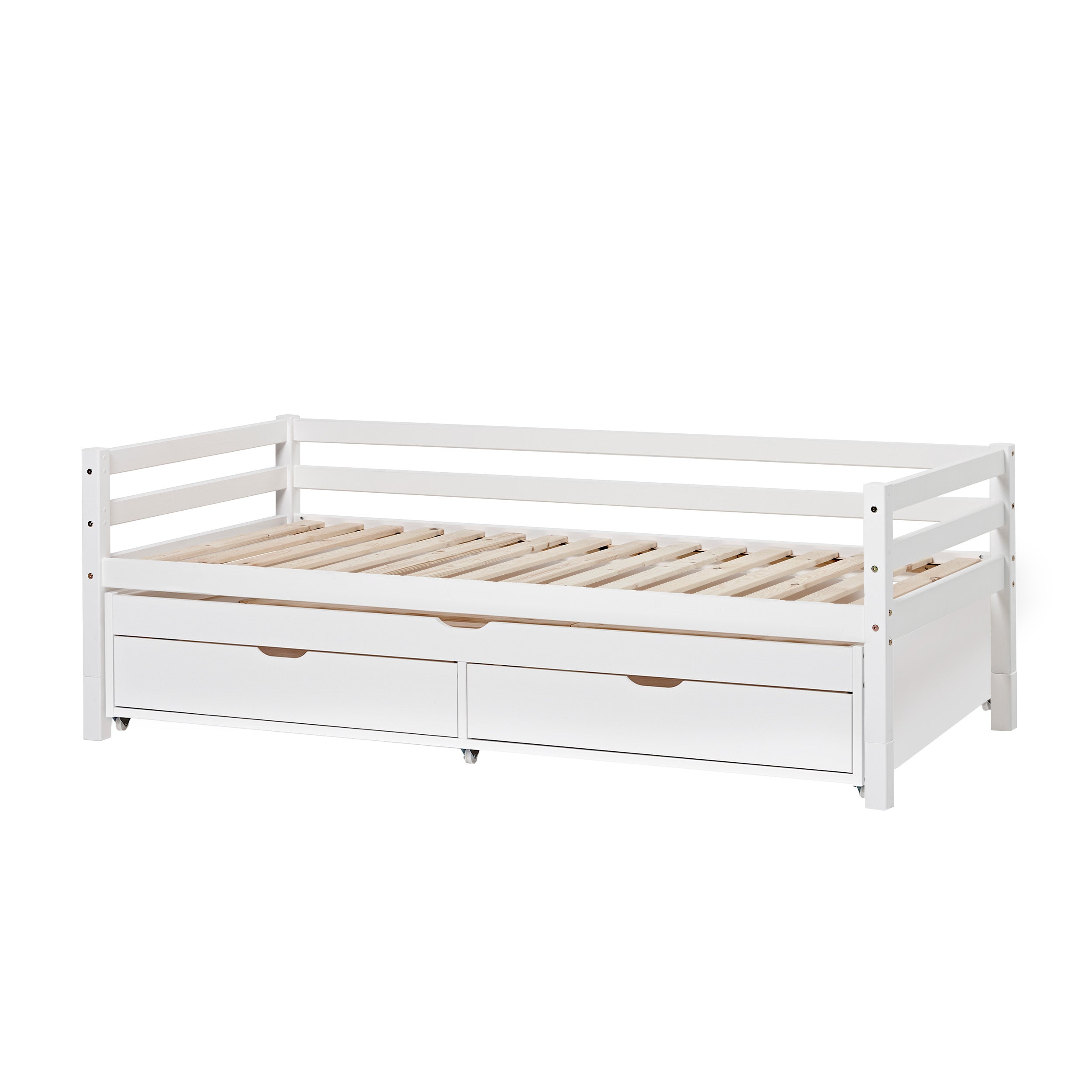 Hoppekids ECO Dream Letto singolo 90x200 con letto estraibile e cassetti