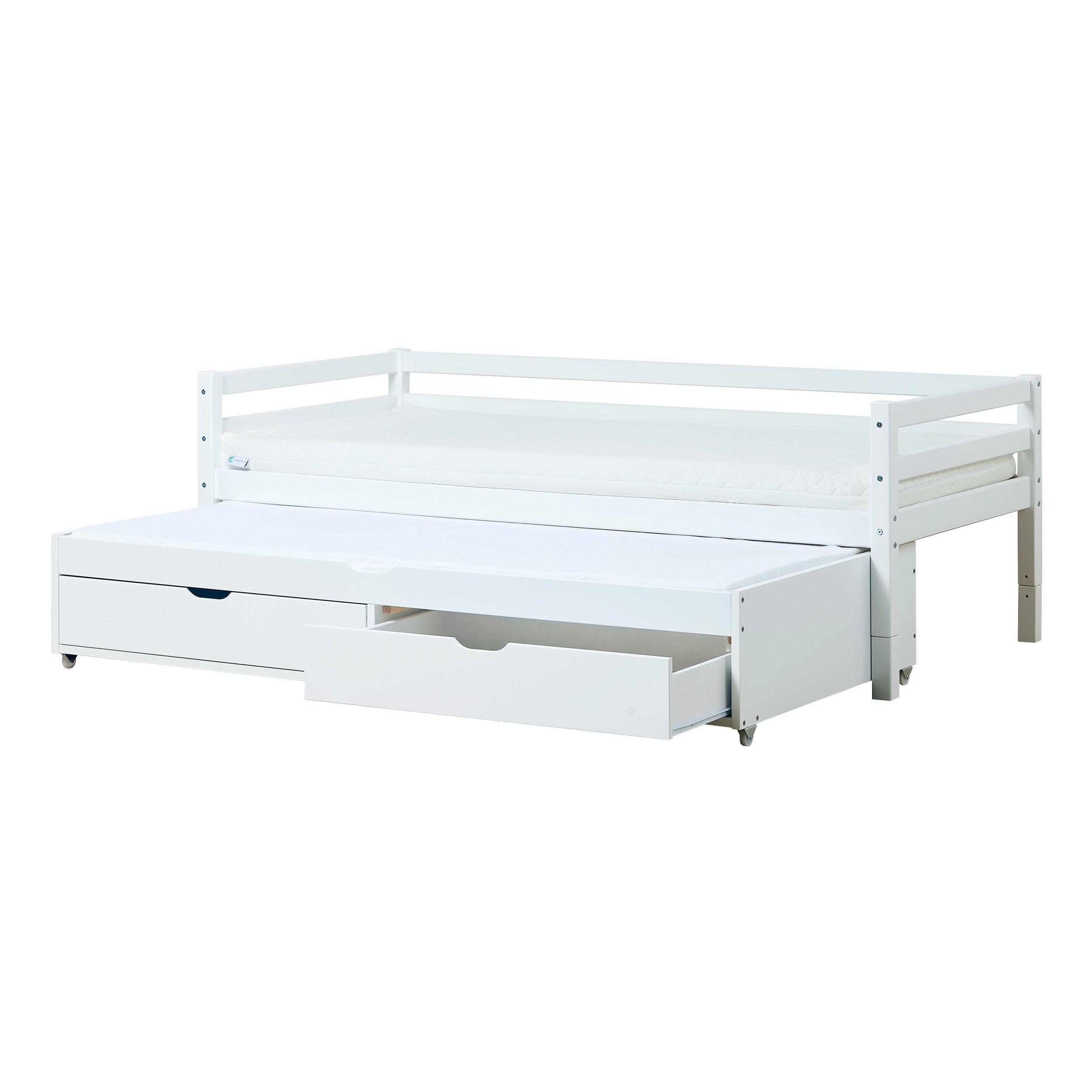 Hoppekids ECO Dream Cama individual 90x200 con cama extraíble y cajones