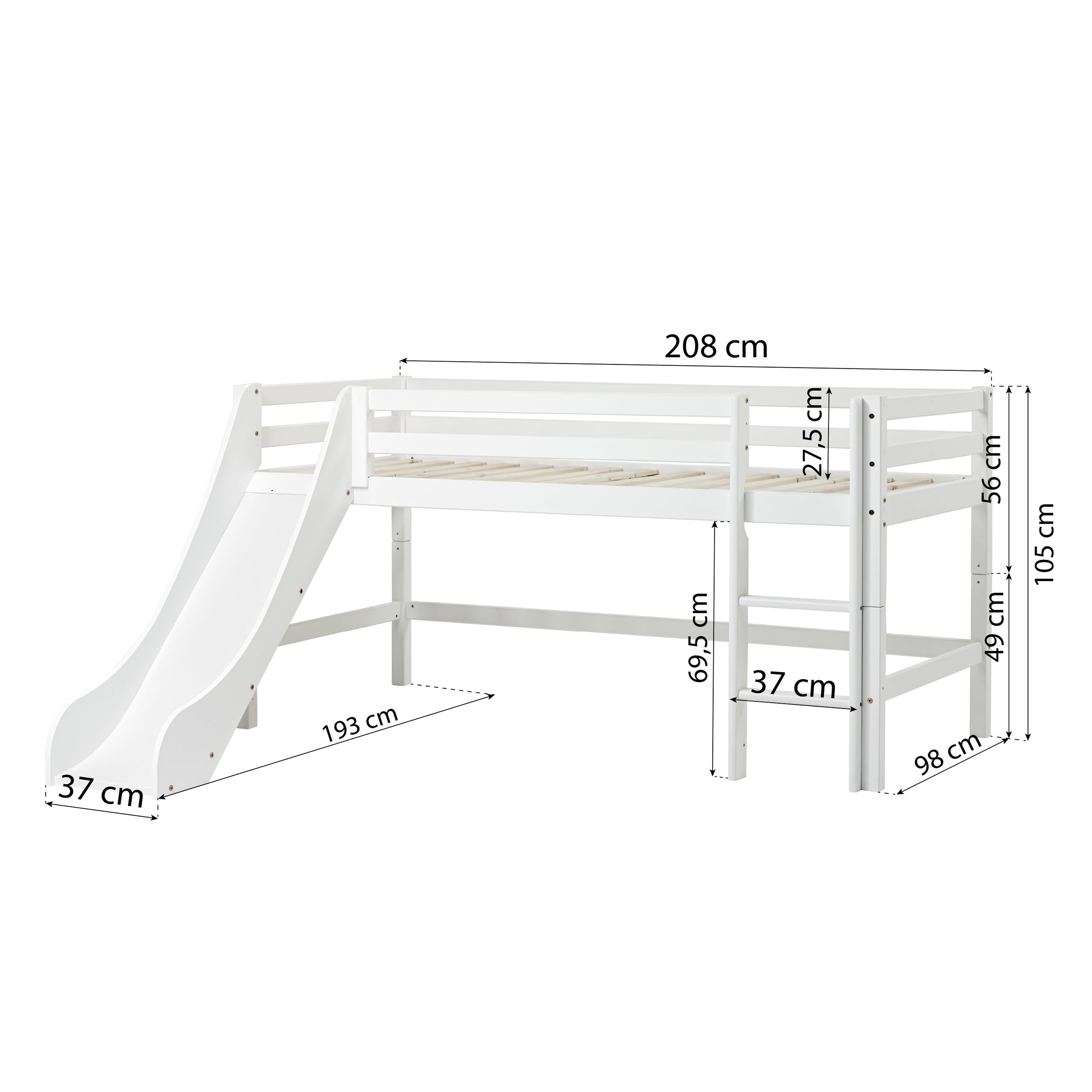 Hoppekids ECO Dream Letto con Scivolo