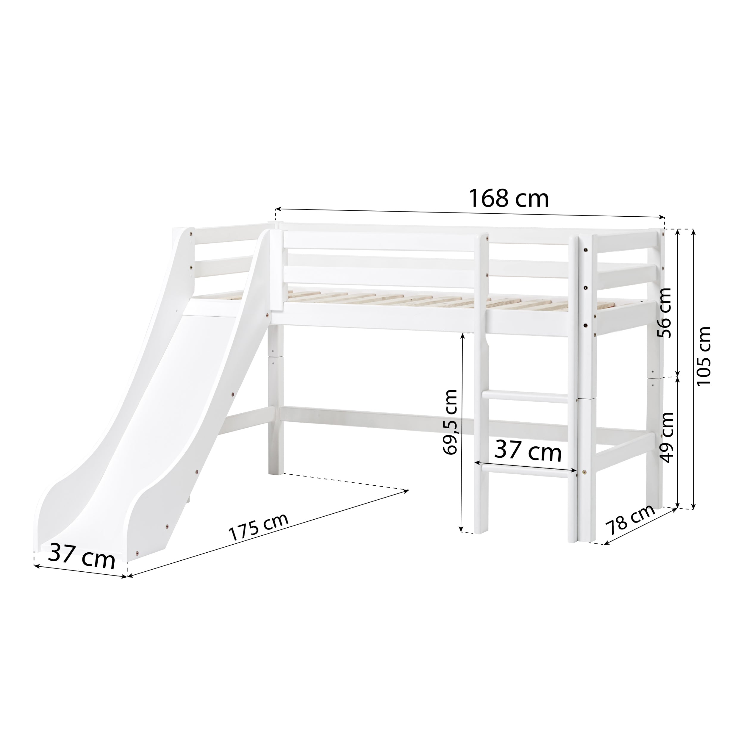 Hoppekids ECO Dream Letto con Scivolo