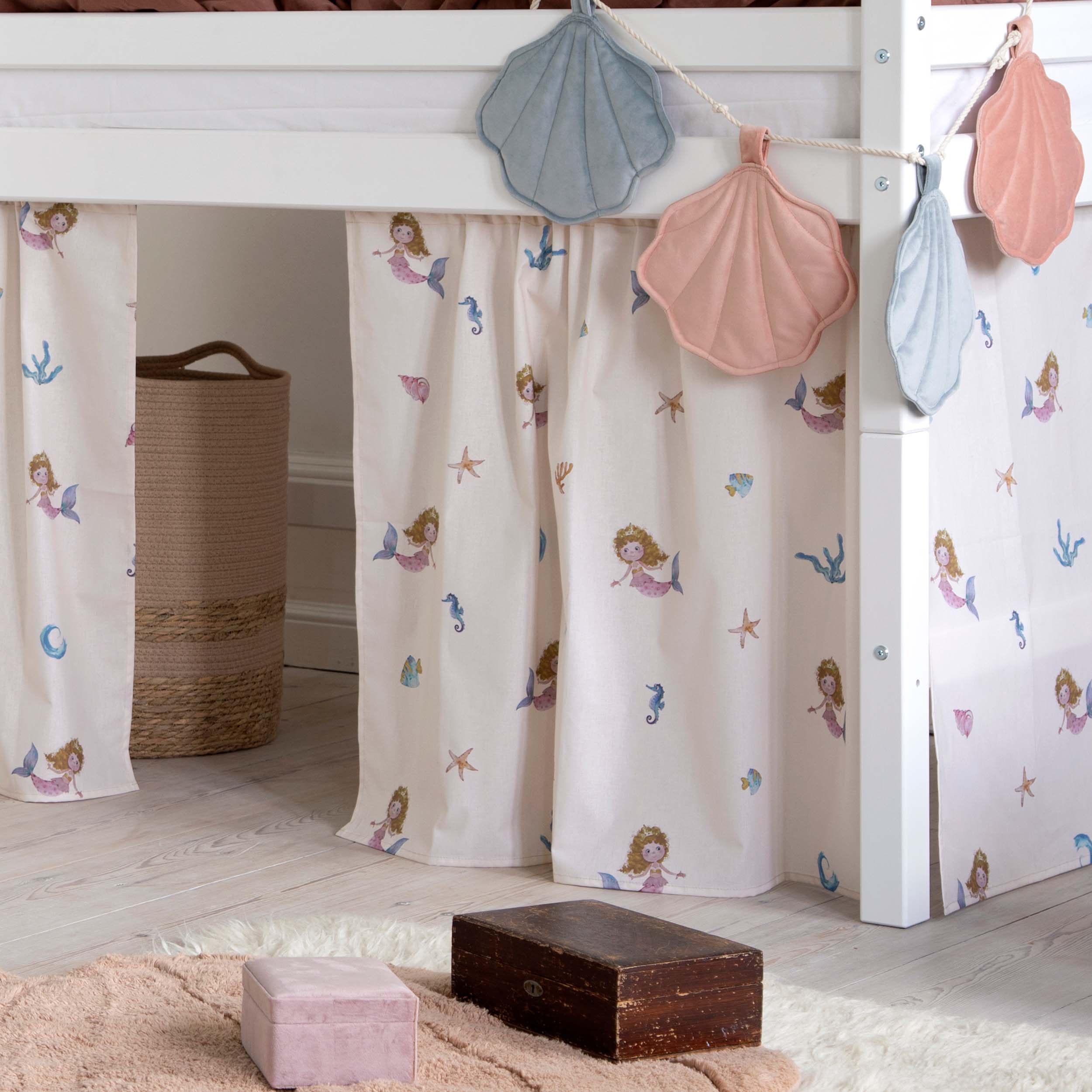 ECO Dream Lit mi hauteur avec Mermaid rideau