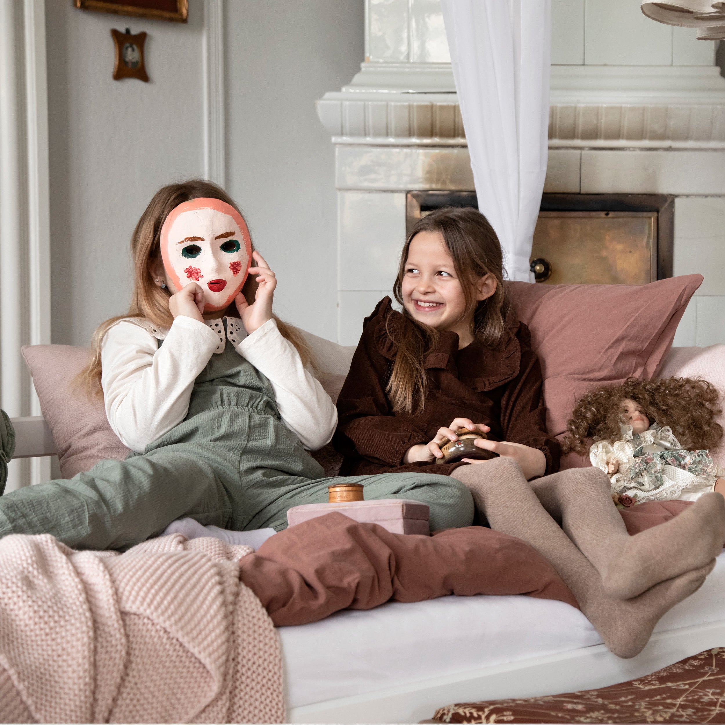 Hoppekids ECO Dream Himmelseng med Sengehimmel og Madras