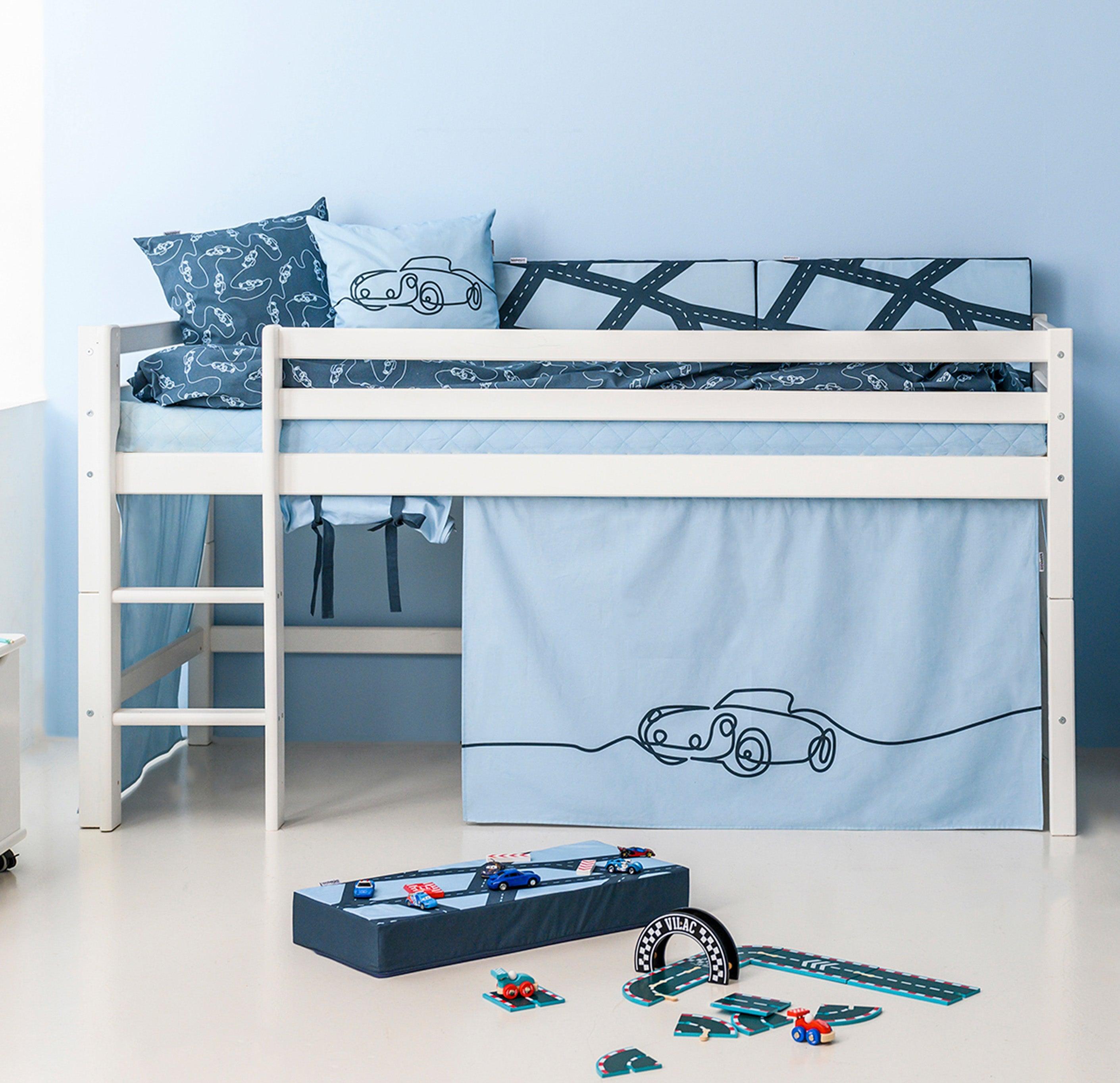ECO Dream Lit mi hauteur avec Cars rideau de lit