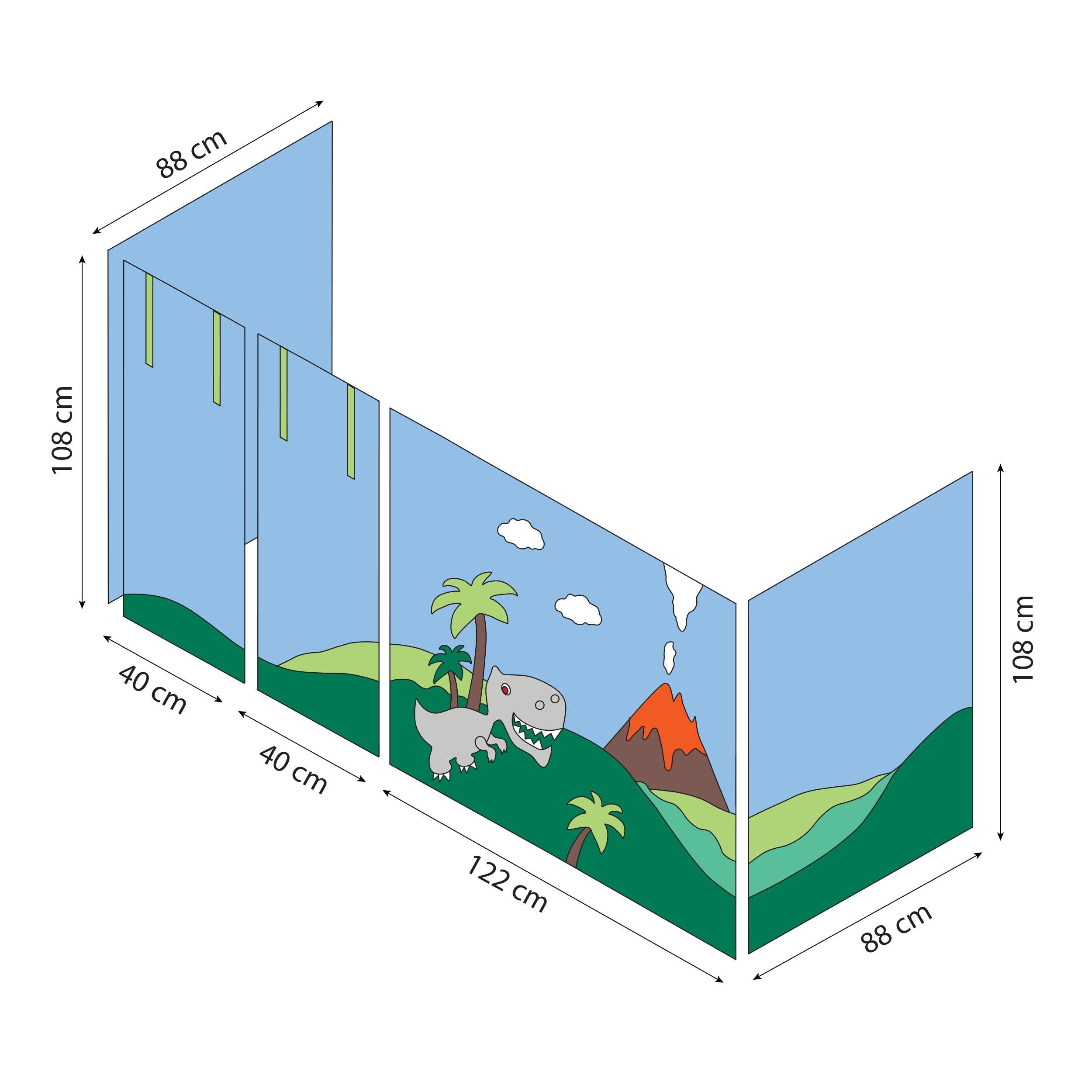 Tenda da letto Hoppekids Dinosauri