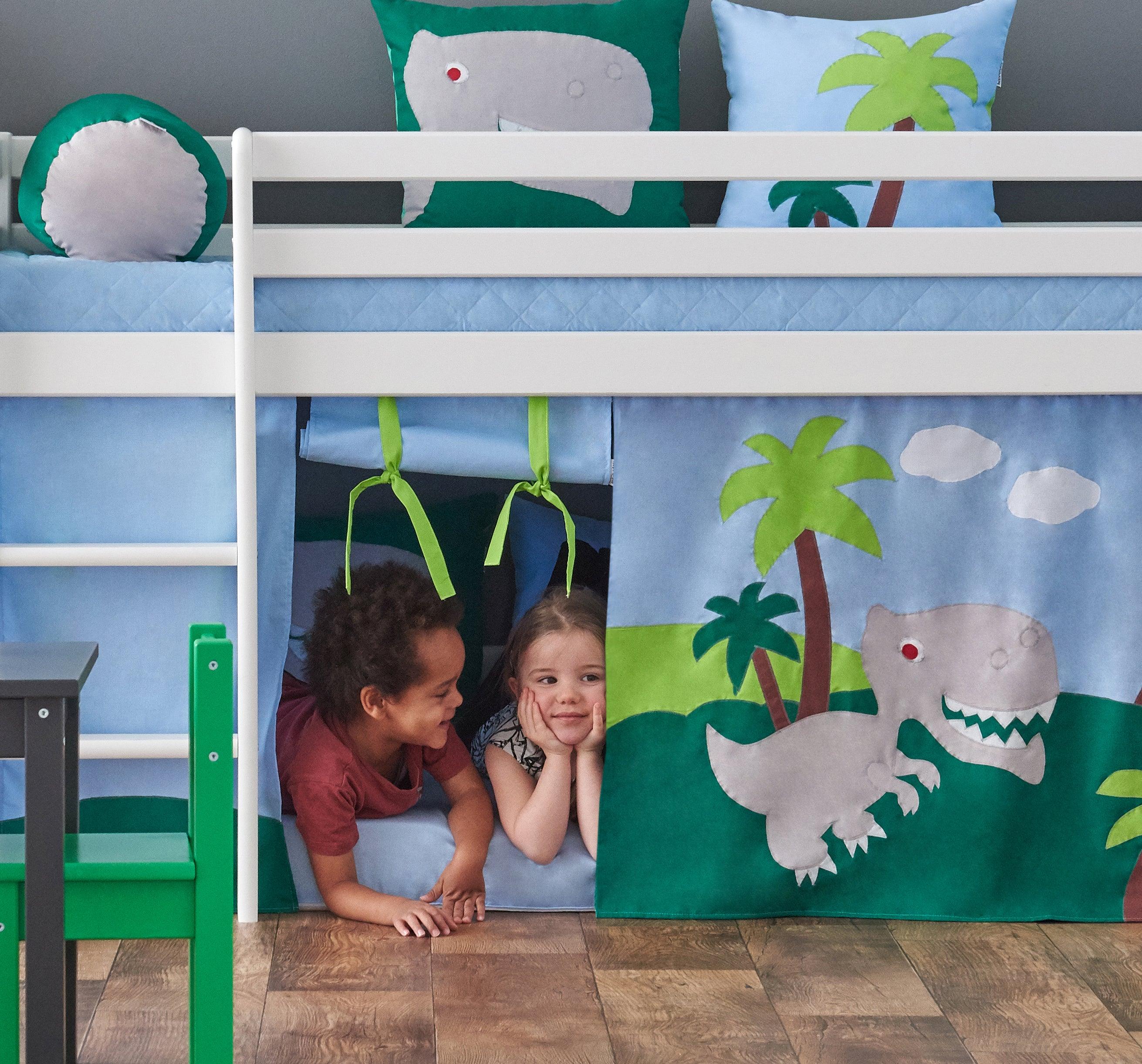 Ensemble de thème dinosaure pour lit mi-hauteur et lit surélevé Hoppekids