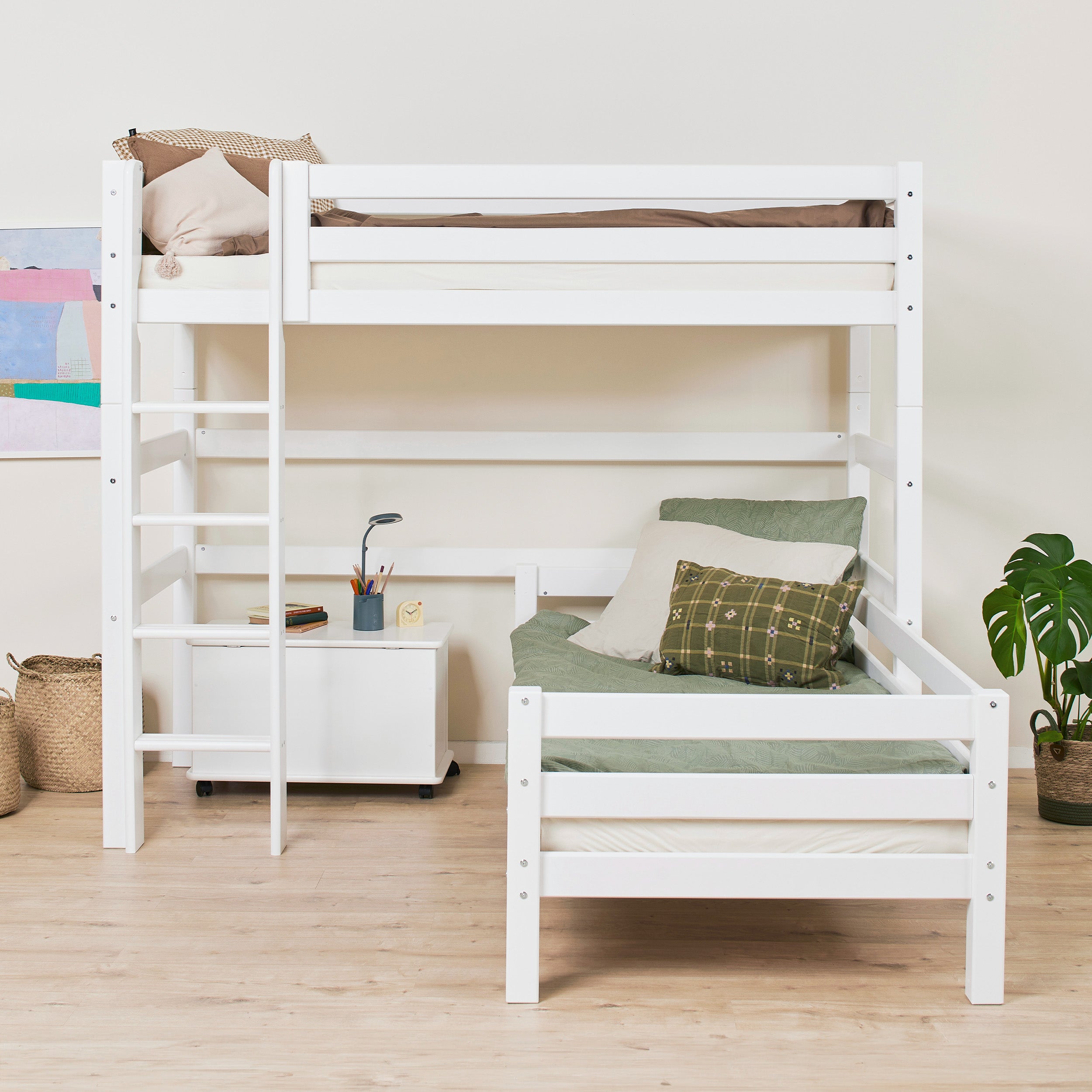 Hoppekids ECO Luxury Køyeseng Vinkelkombi