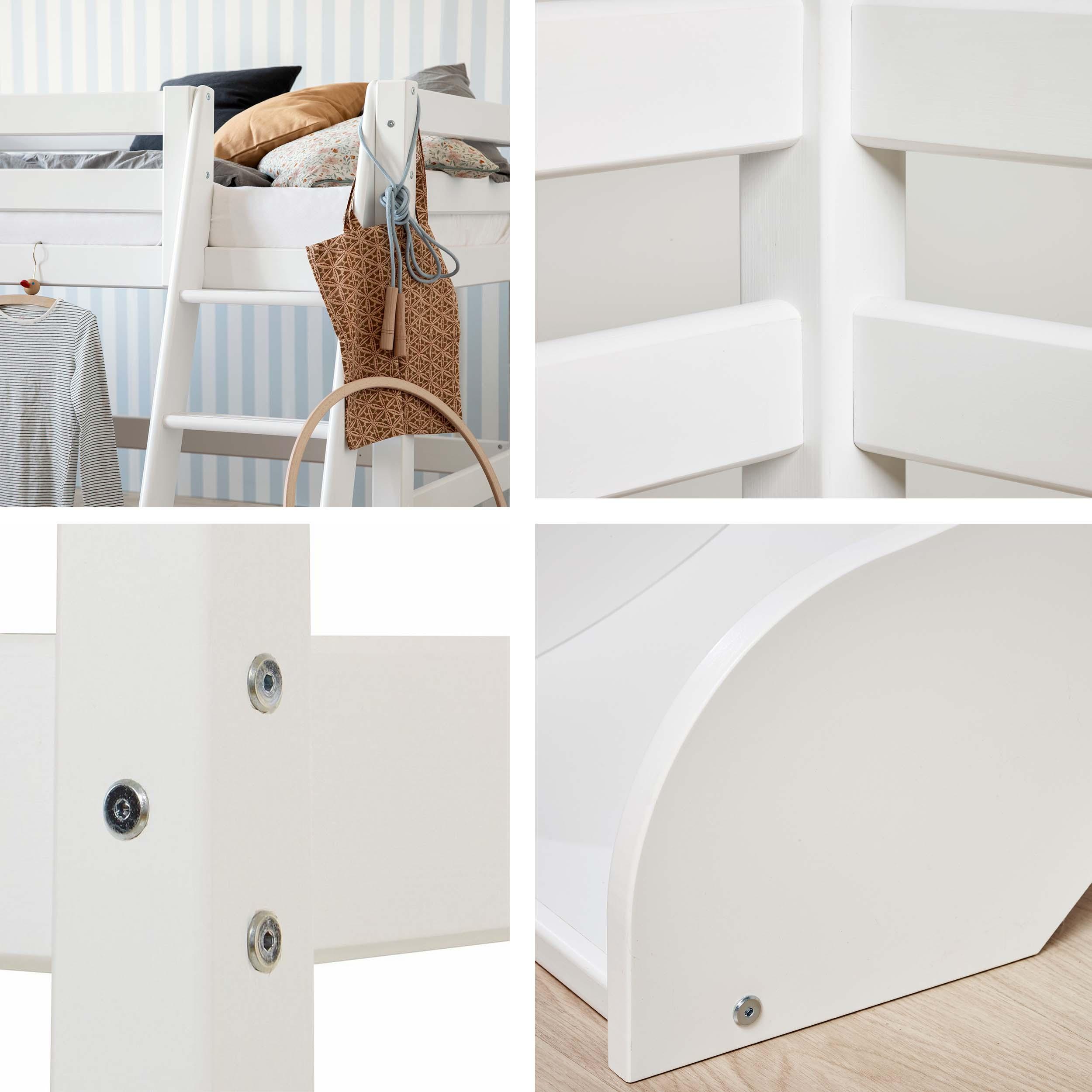 Hoppekids ECO Luxury Loftsäng med Rutschkana