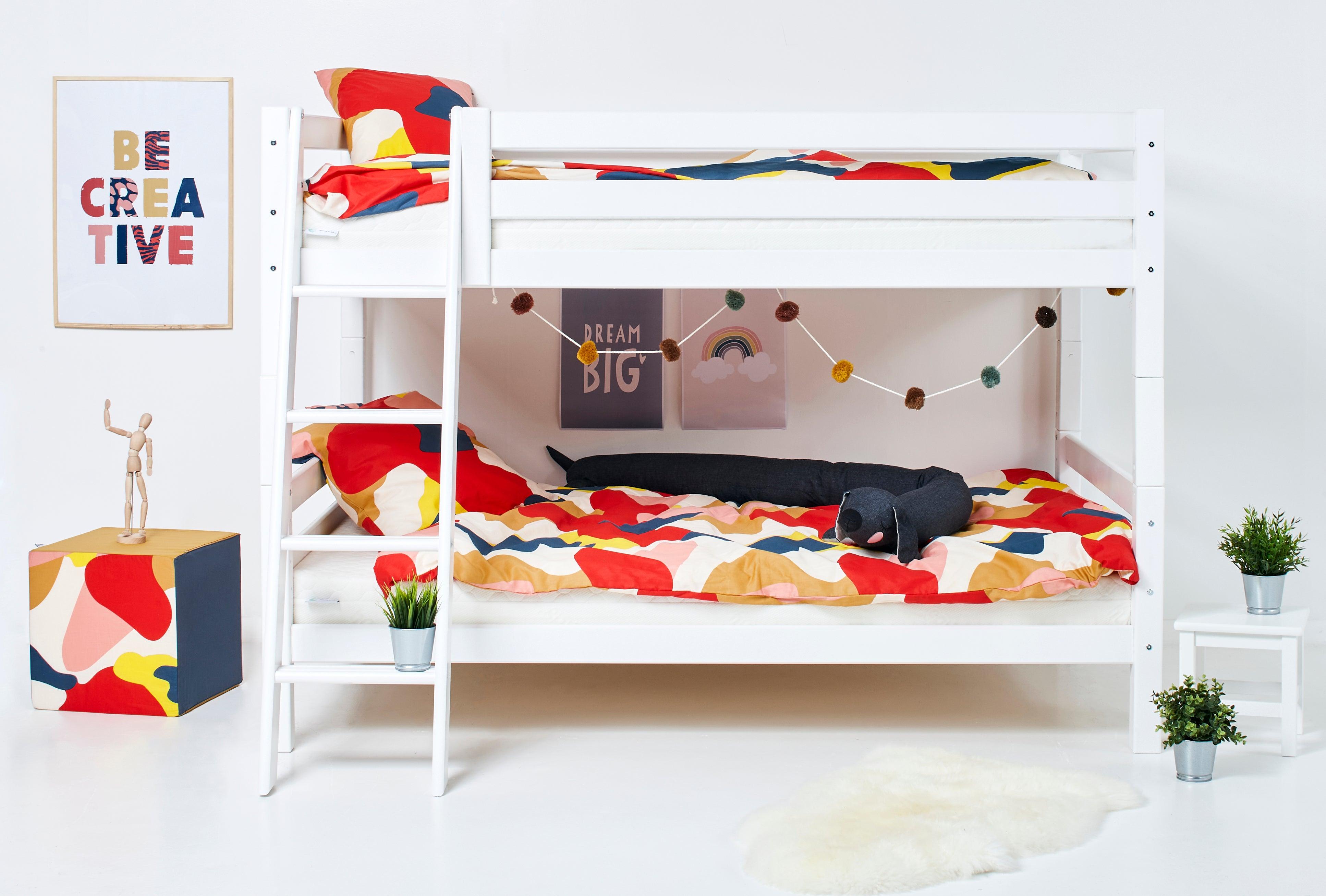 Hoppekids ECO Luxury Ladder for Bunk Bed, White