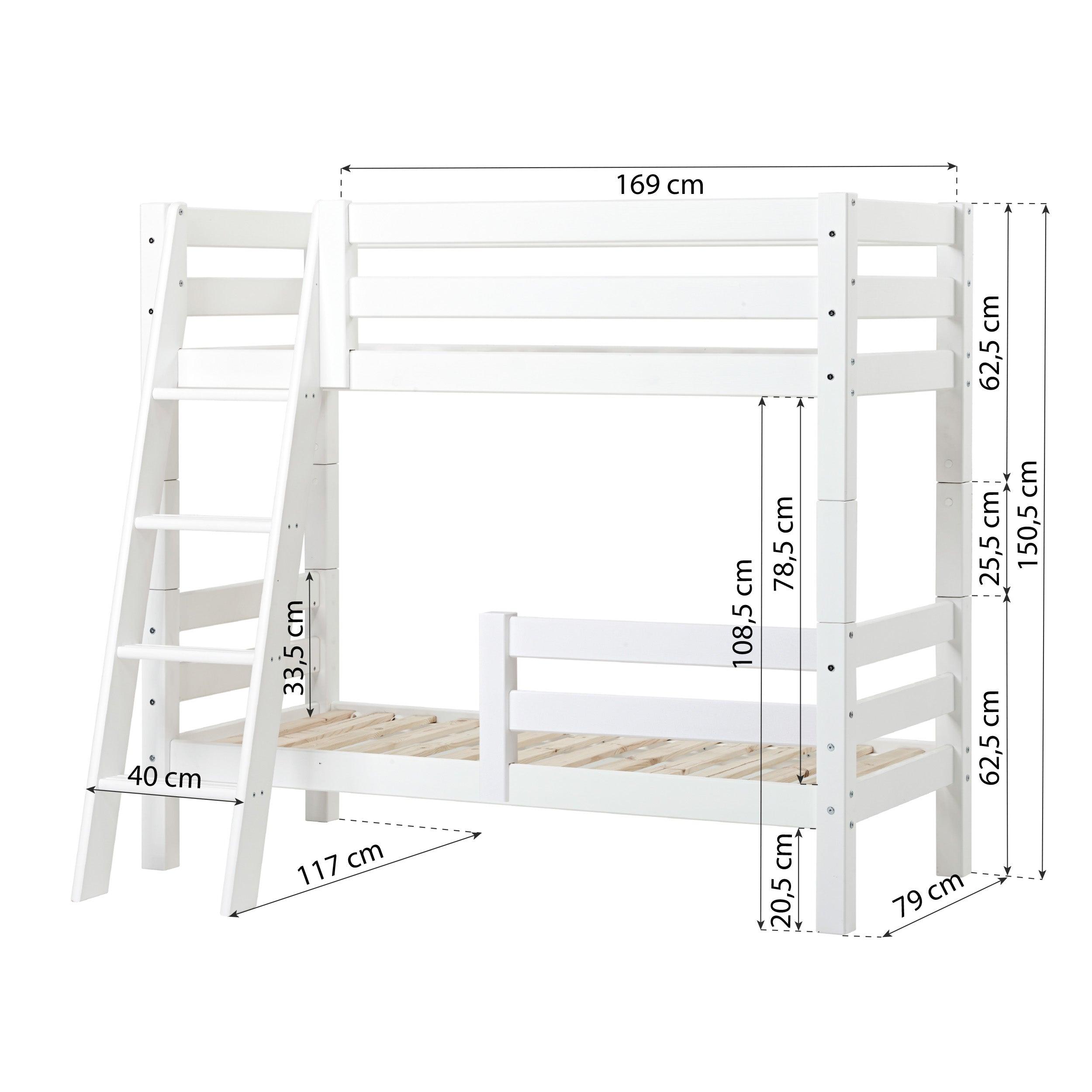 Hoppekids ECO Luxury Beliche (barreira extra para a cama)