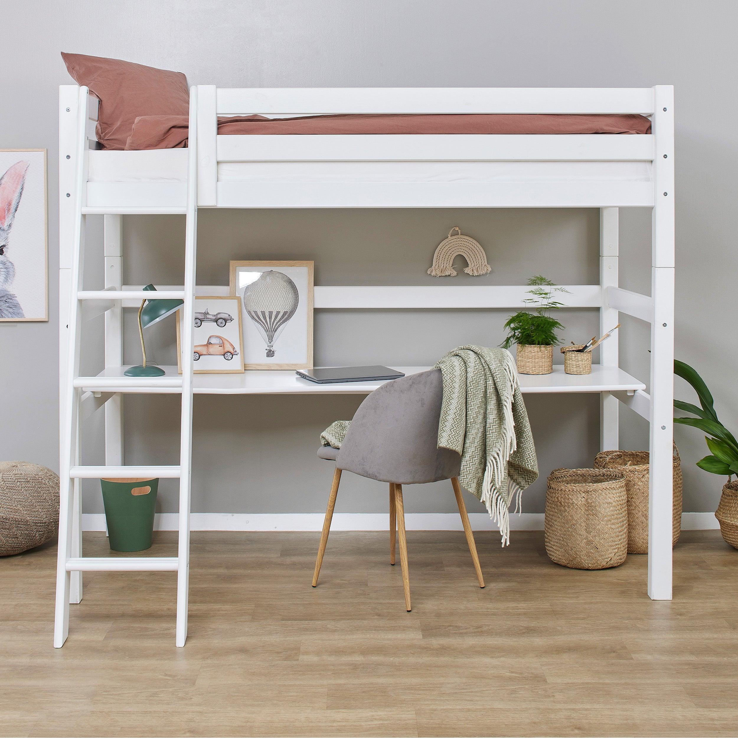 Hoppekids ECO Luxury Cama Alta con tablero de mesa
