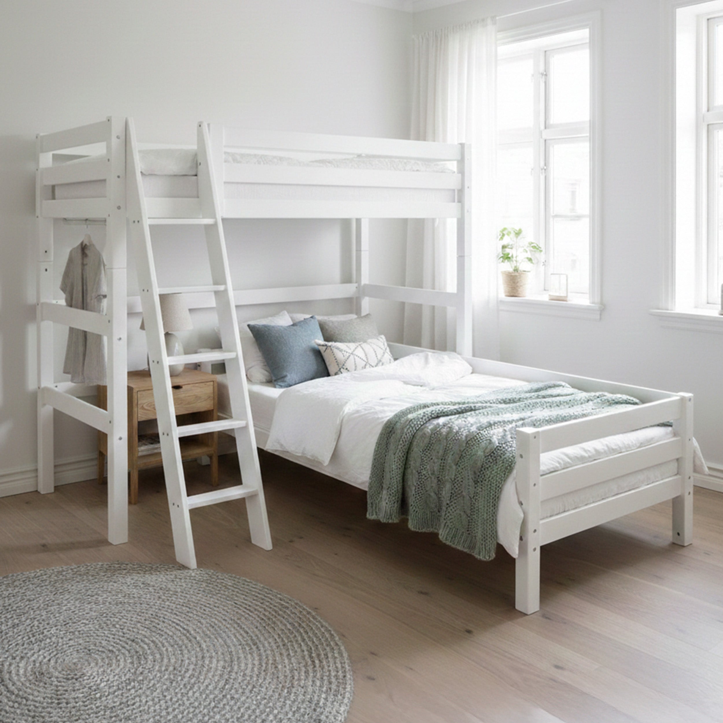 Hoppekids ECO Luxury Bunk Bed Angle Combo