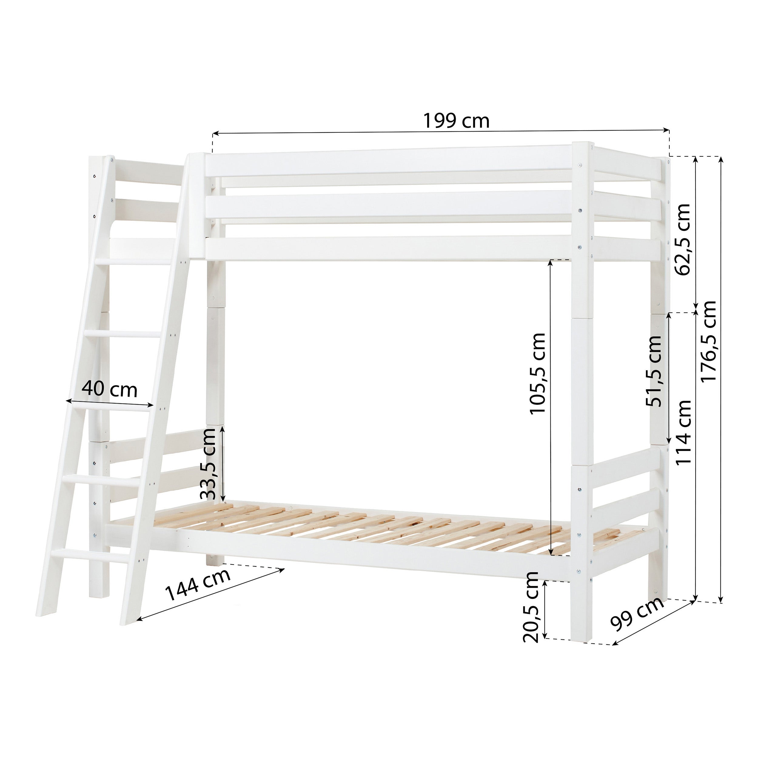 Hoppekids ECO Luxury Hoch Etagenbett