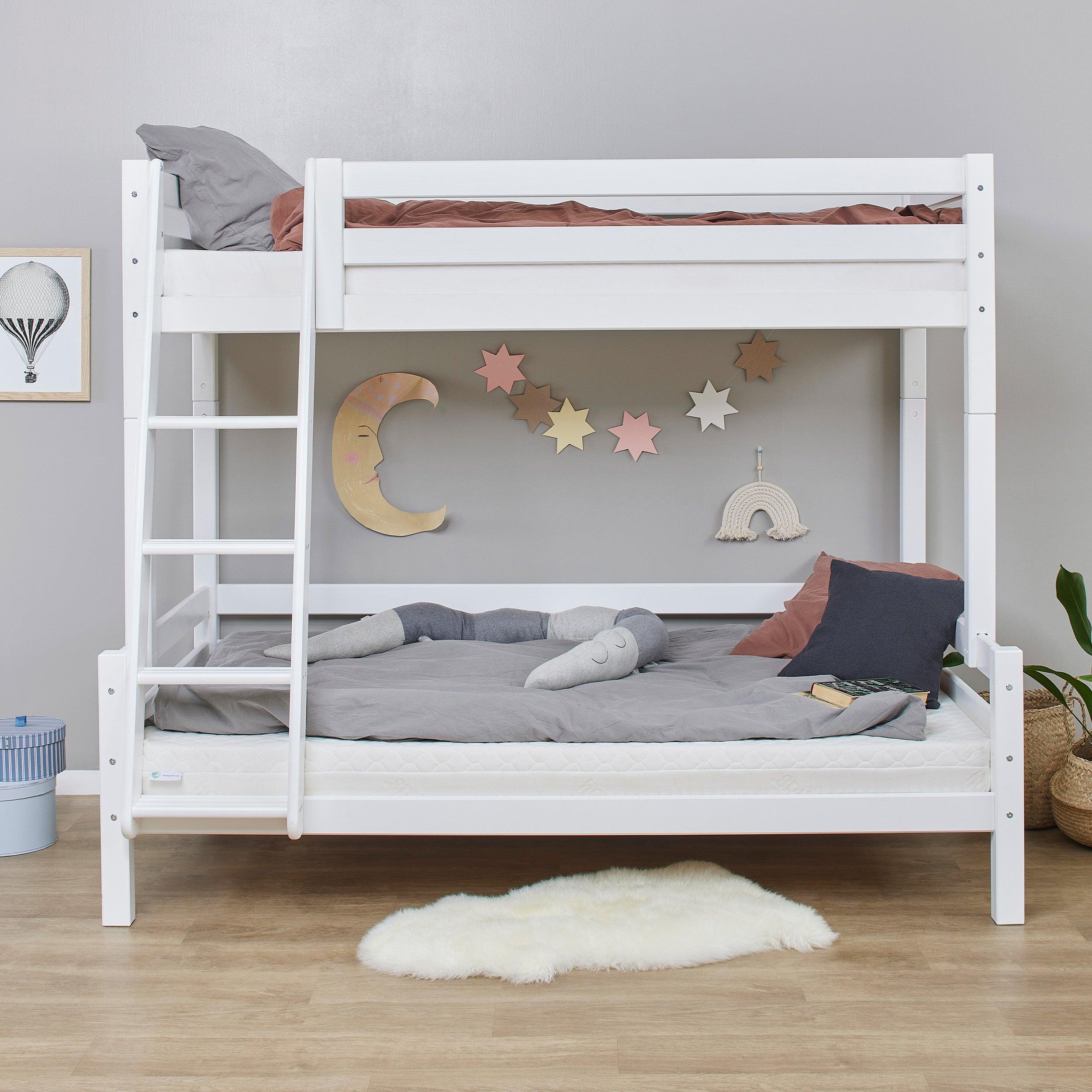Hoppekids ECO Luxury nóżki do łóżka piętrowego rodzinny, Biały