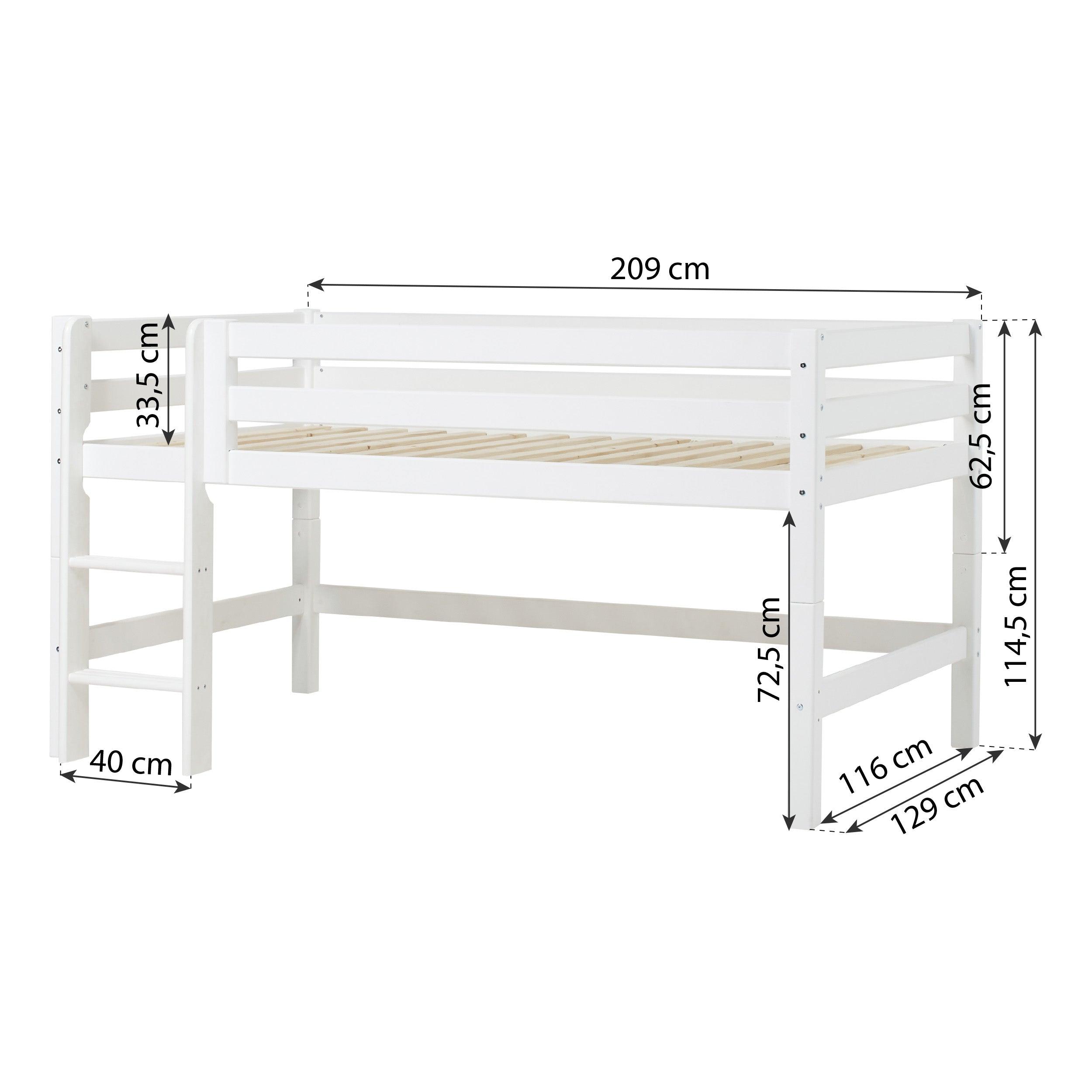 Hoppekids ECO Luxury Félmagas ágy