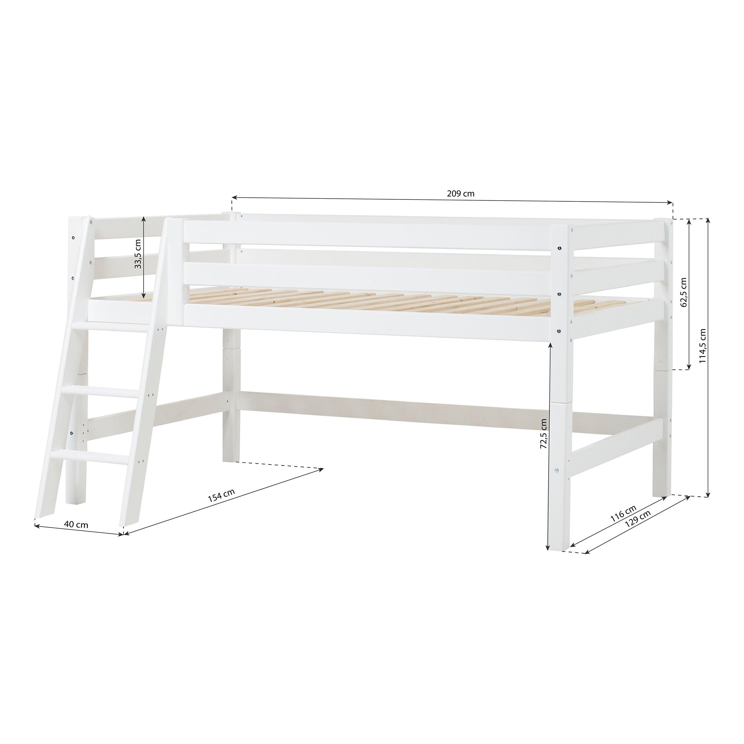 Hoppekids ECO Luxury Félmagas ágy