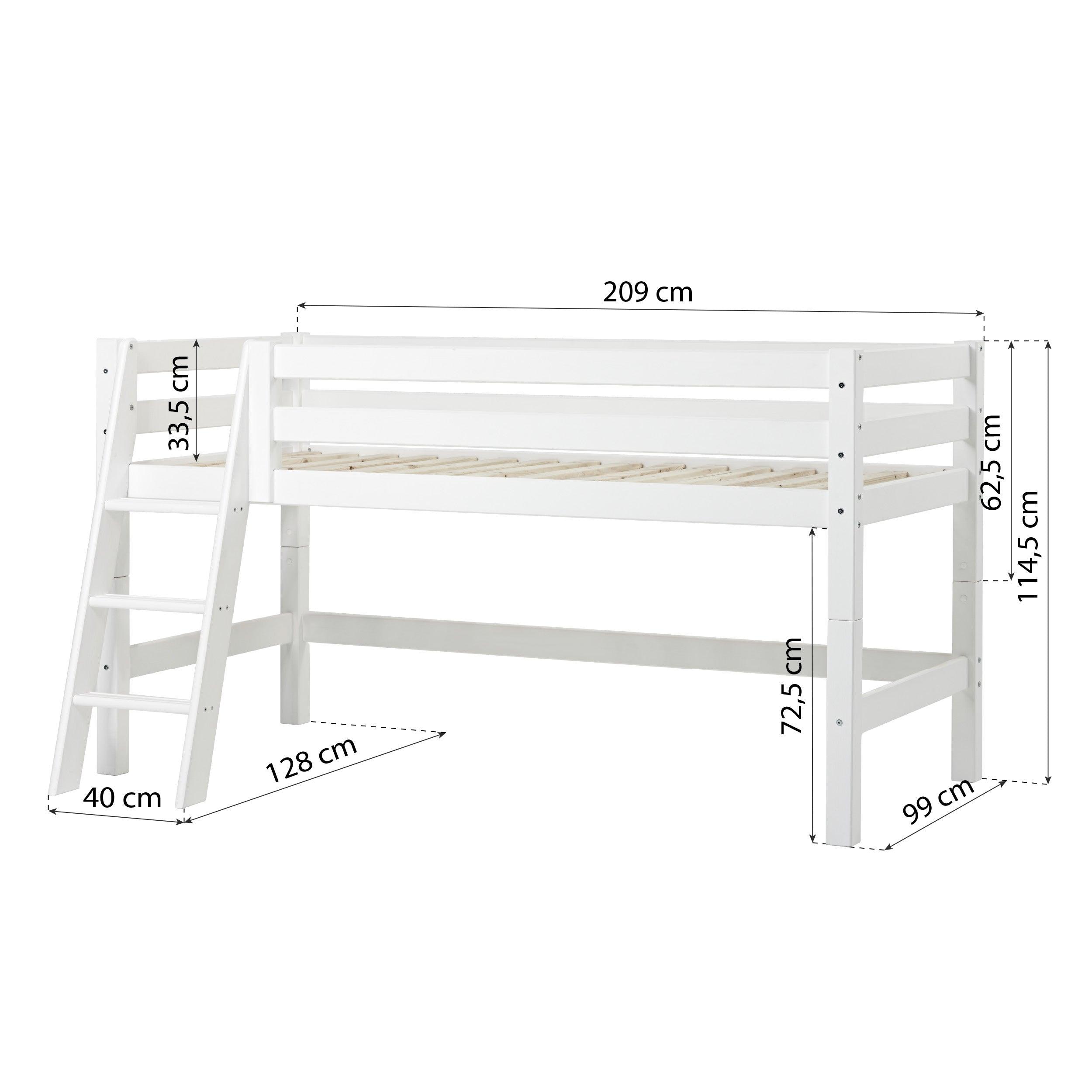 Hoppekids ECO Luxury Félmagas ágy