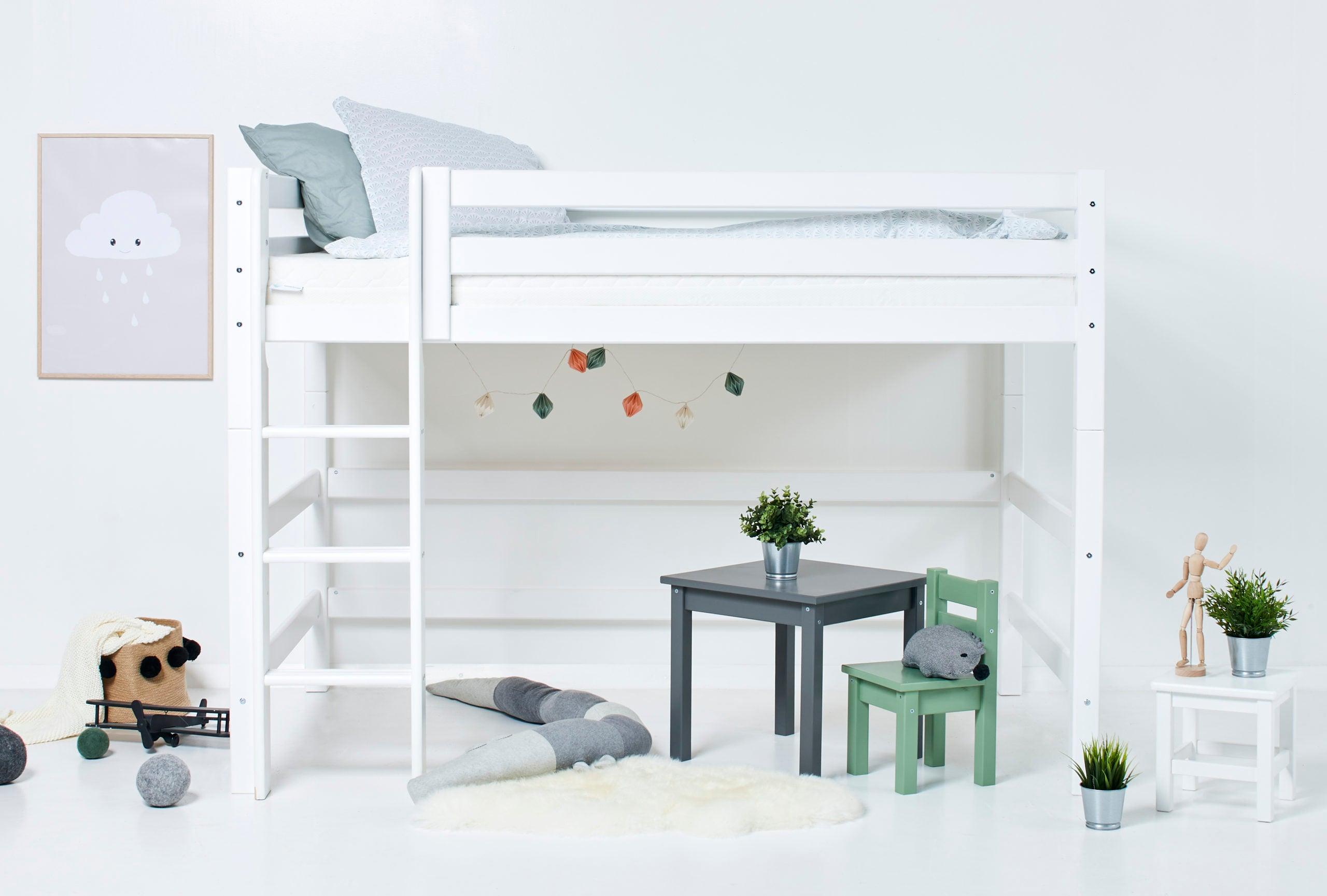 Hoppekids ECO Luxury Ladder for High Sleeper bed, White